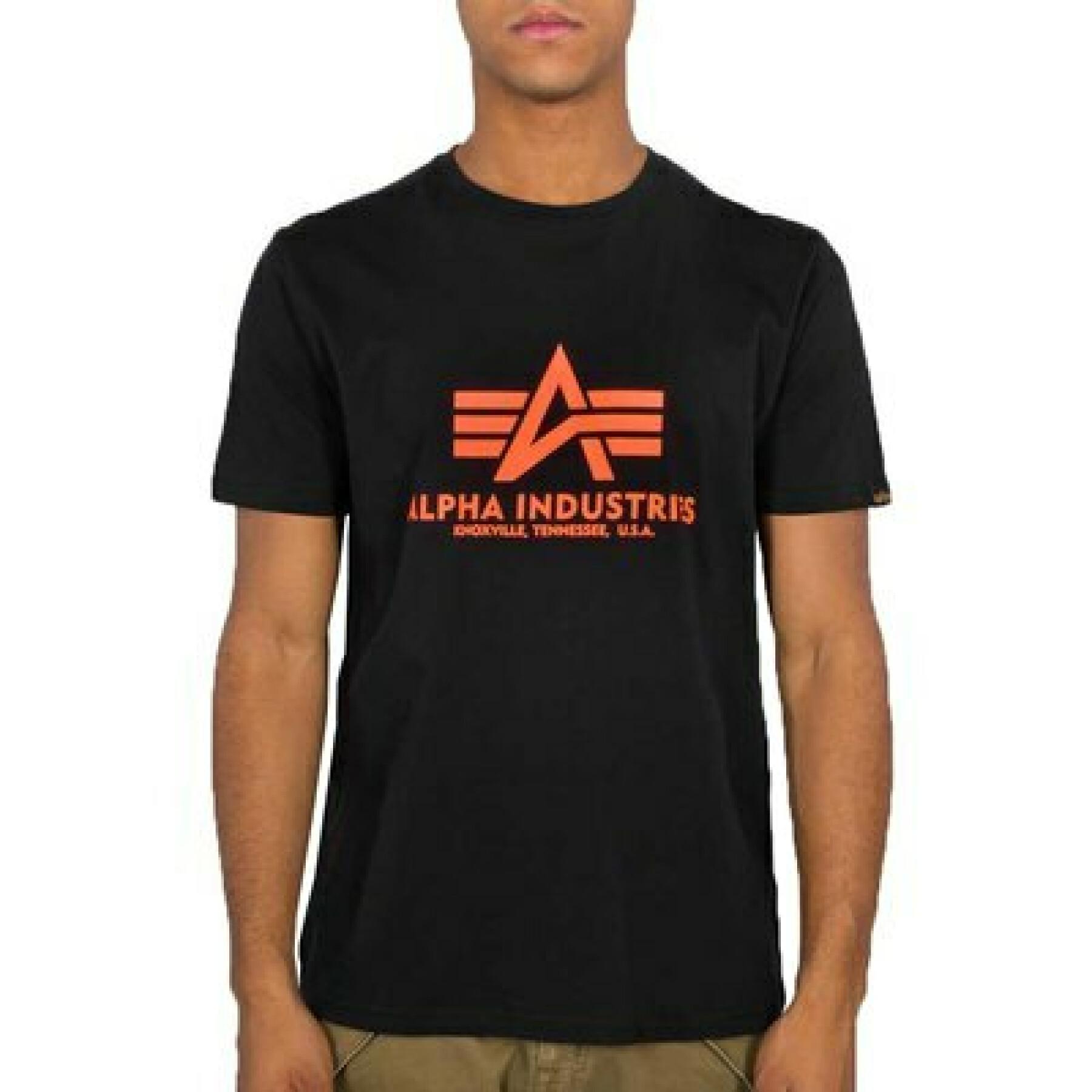 T-shirt Alpha Industries Streetwear Neon Basic T-Shirts Print Men - - 