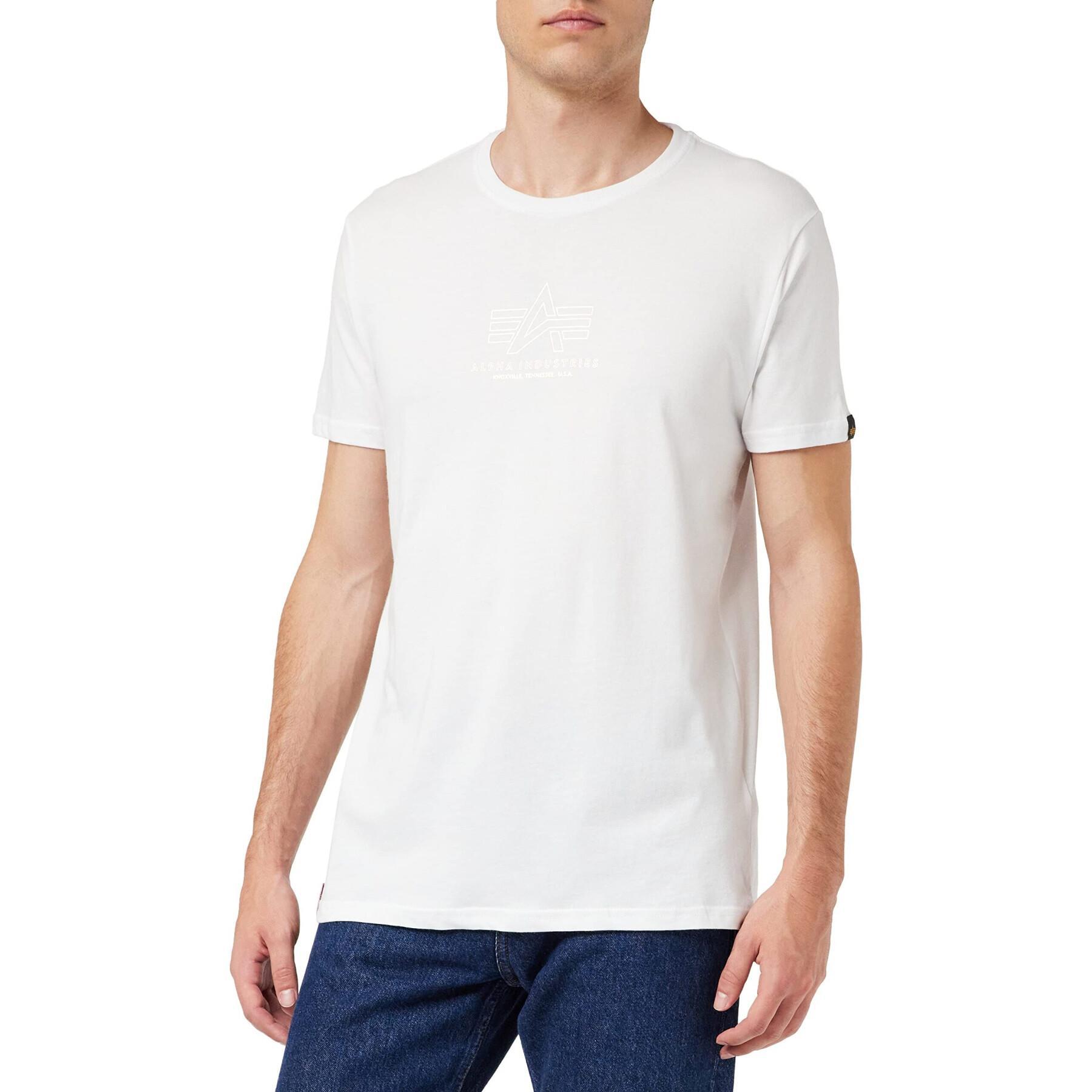 Lifestyle - Basic T-shirt Alpha Print T-Shirts - T-Shirts ML Industries - Foil Industries Alpha