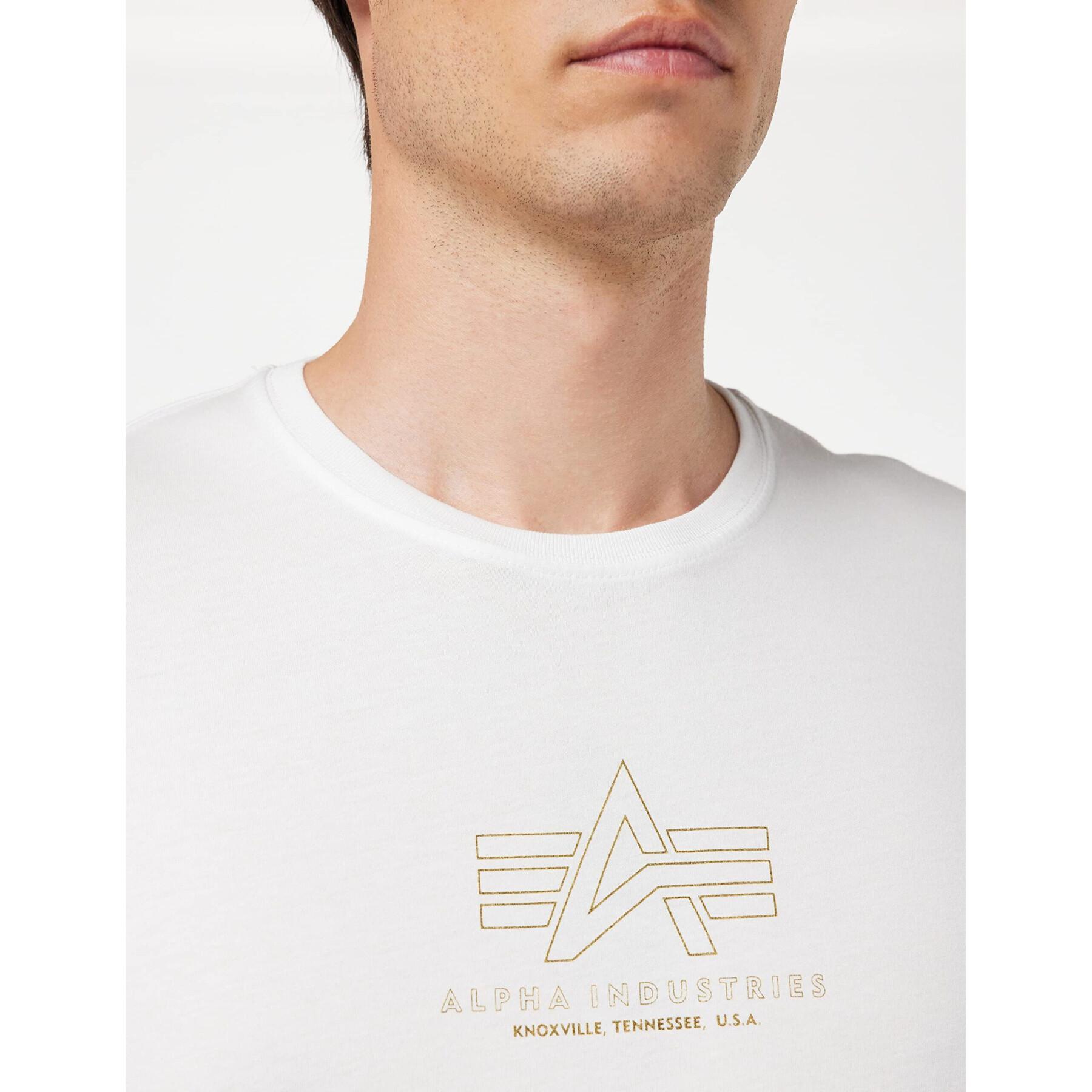 T-shirt Alpha Industries Basic ML Foil Print - Alpha Industries - Lifestyle  T-Shirts - T-Shirts