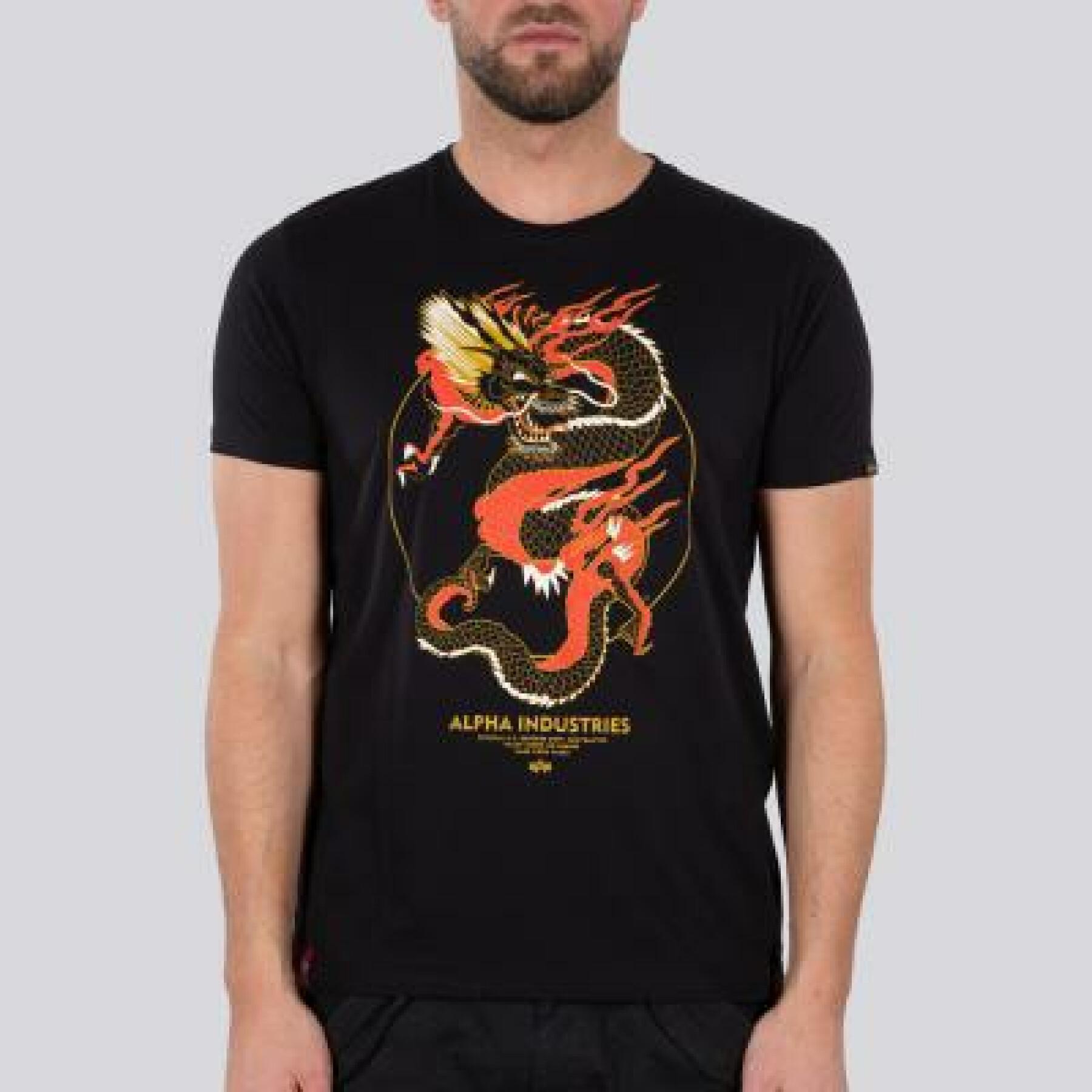 Men Dragon Heritage Alpha T-Shirts - Industries - - Outdoor T-shirt