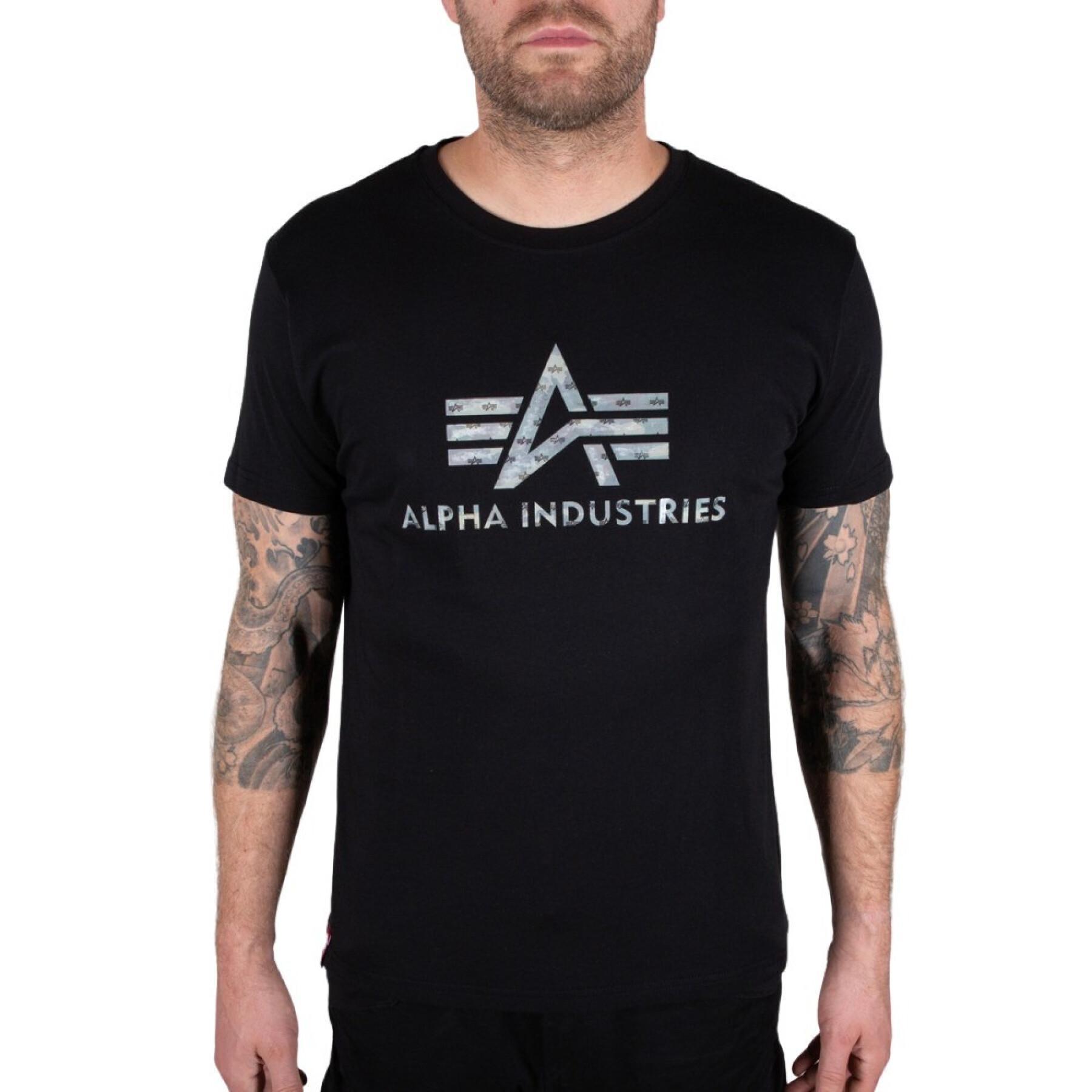 T-shirt Alpha Industries - - Polo 3D Men - shirts T-shirts T Clothing Camo Logo 
