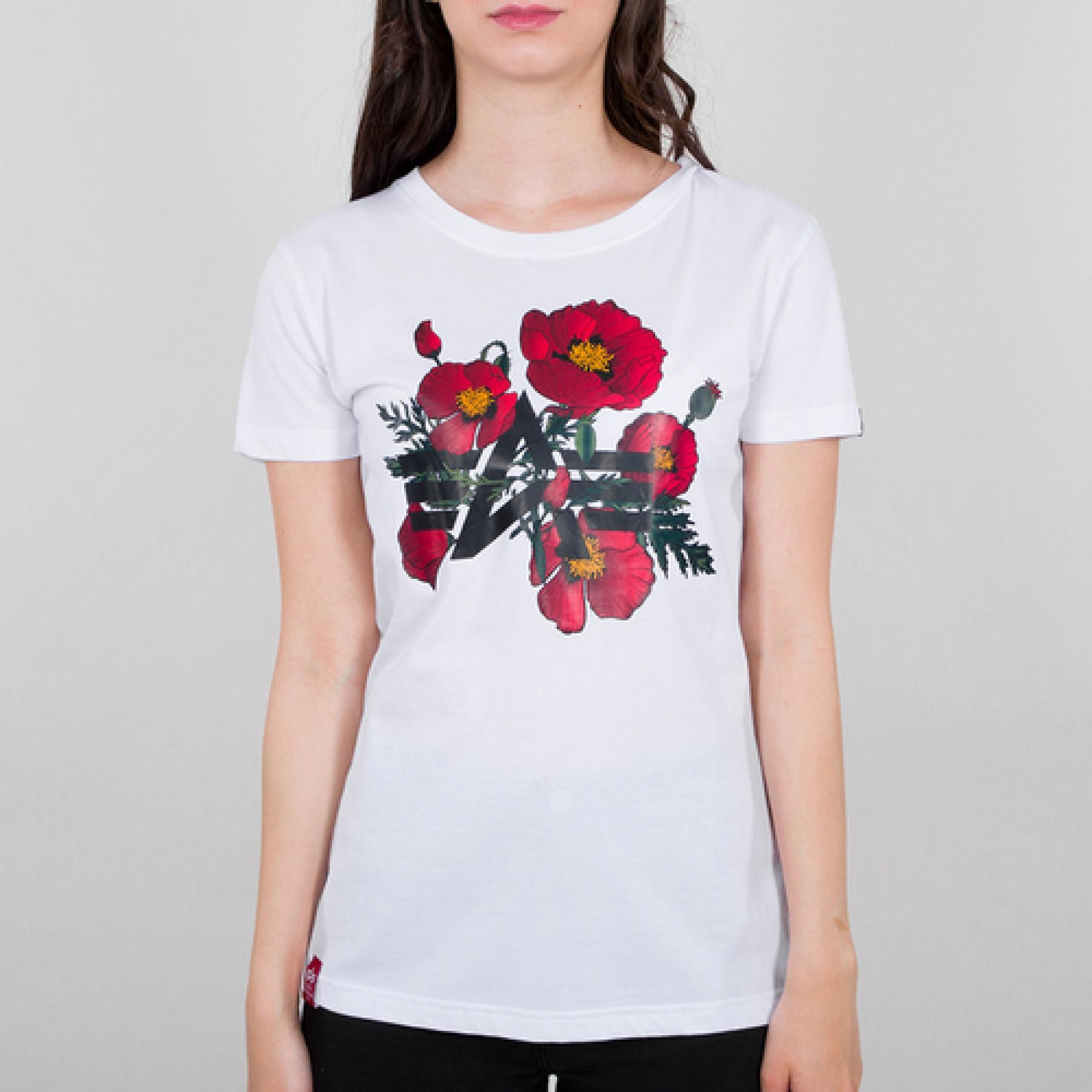 Women's T-shirt Alpha Industries Flower Logo