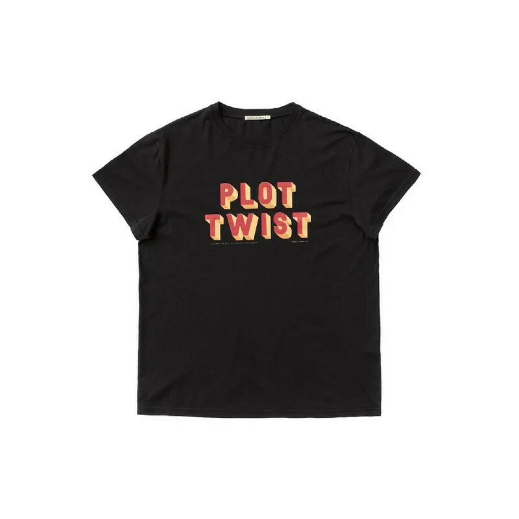 Women's T-shirt Nudie Jeans Tina Plot Twist