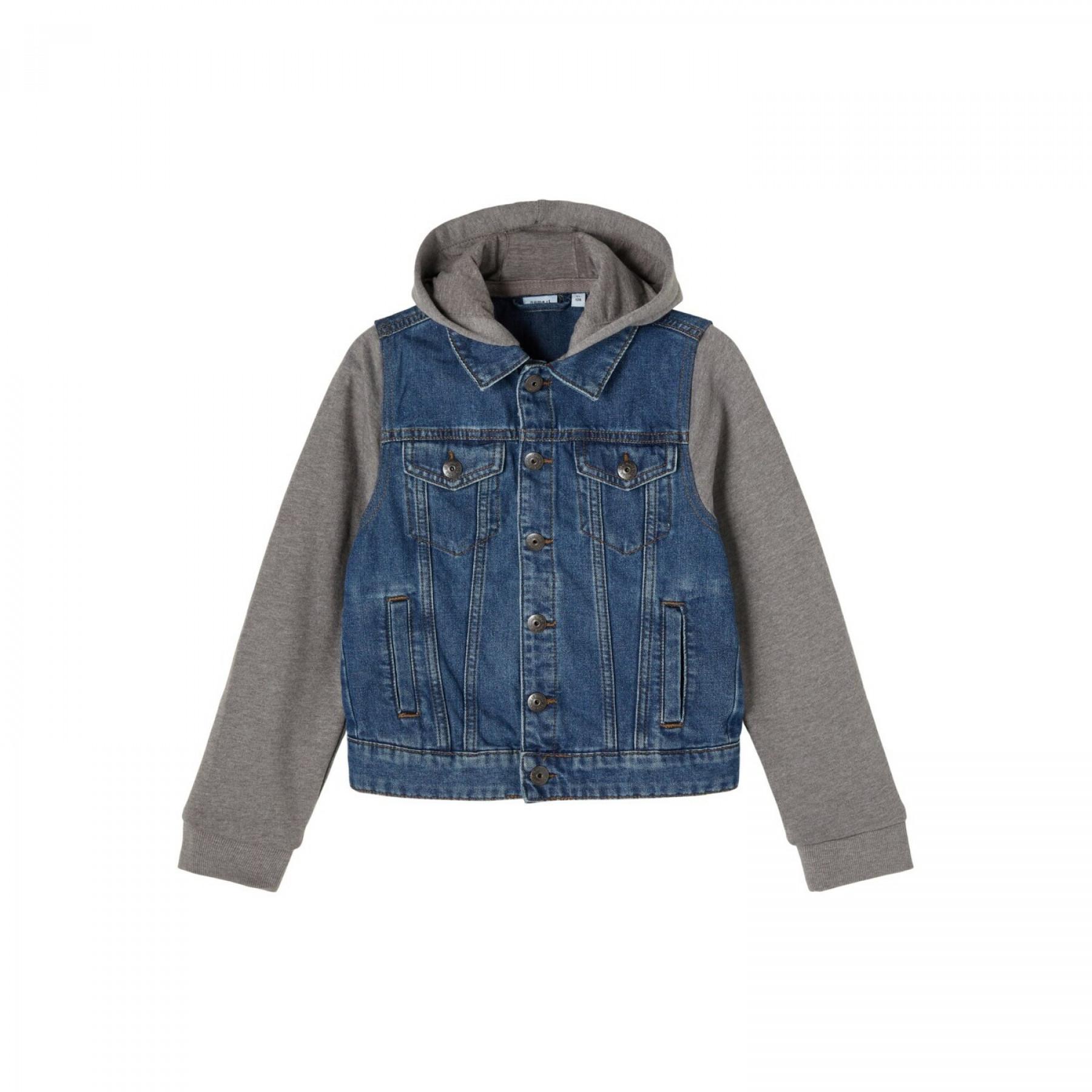 Boy's hooded denim jacket Name it Tpims