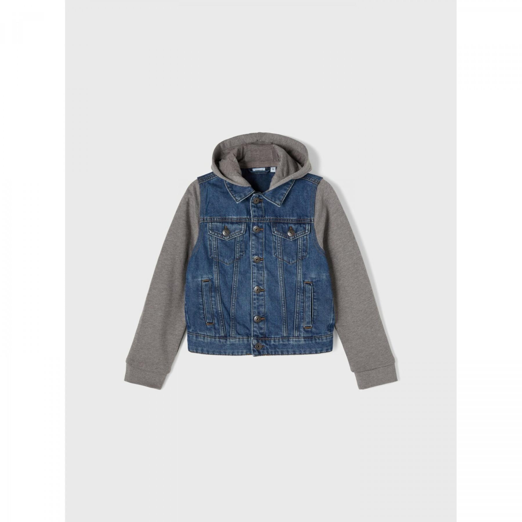 Boy's hooded denim jacket Name it Tpims