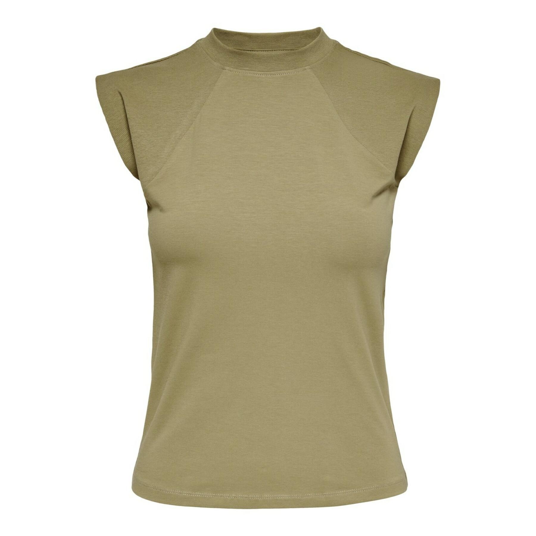 Women's sleeveless T-shirt Only onlhenna life houlders