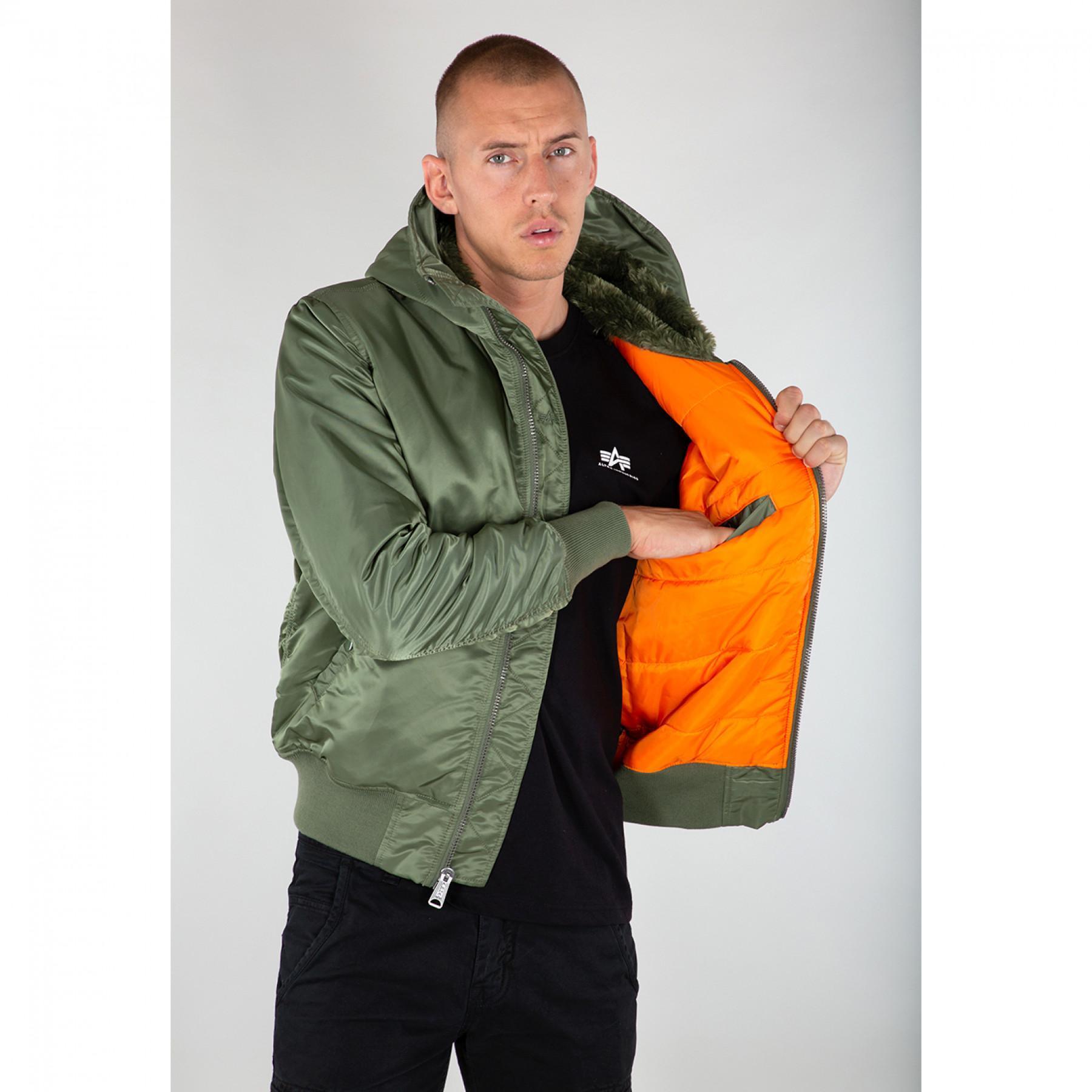 Hooded bomber Alpha Industries MA-1