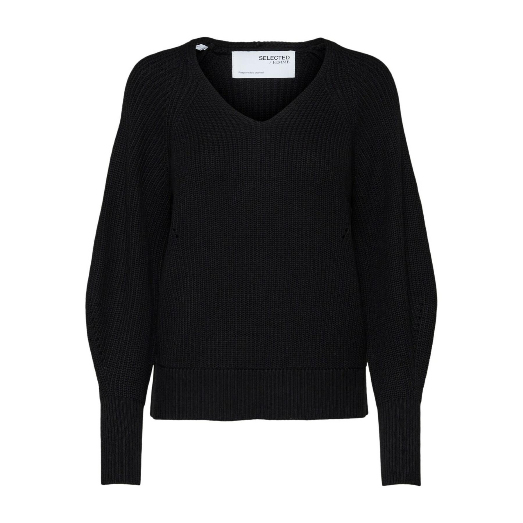 Women's v-neck sweater Selected Emmy