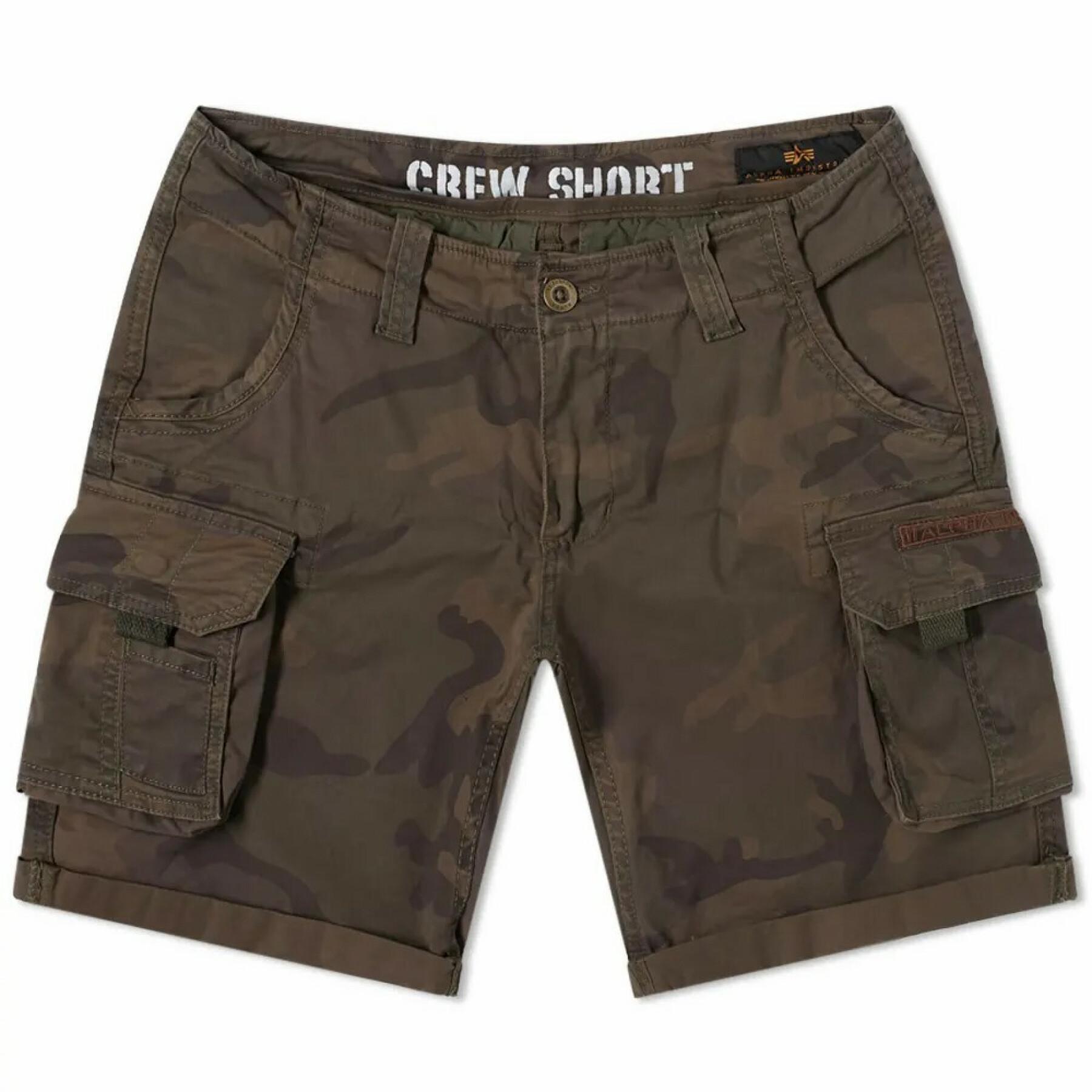 Crew Clothing Men Industries - Shorts - Camo Short - Alpha