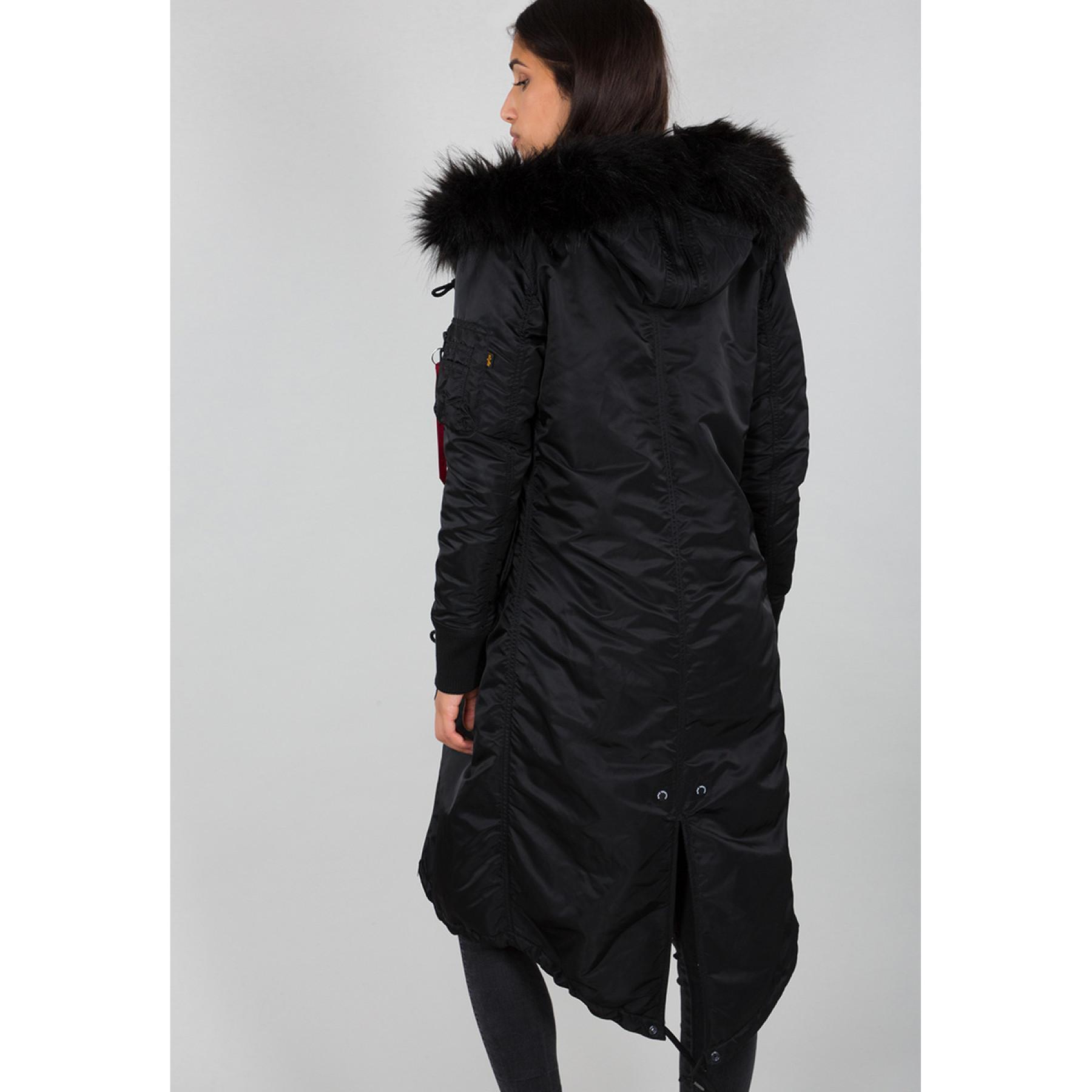 Women Alpha & parka Long Fishtail - Industries Coats - - Women\'s Jackets Clothing
