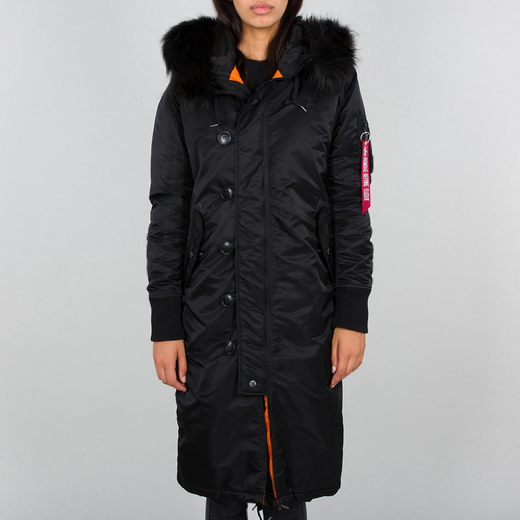 Women's parka Alpha Industries Long Fishtail - Jackets & Coats - Clothing -  Women