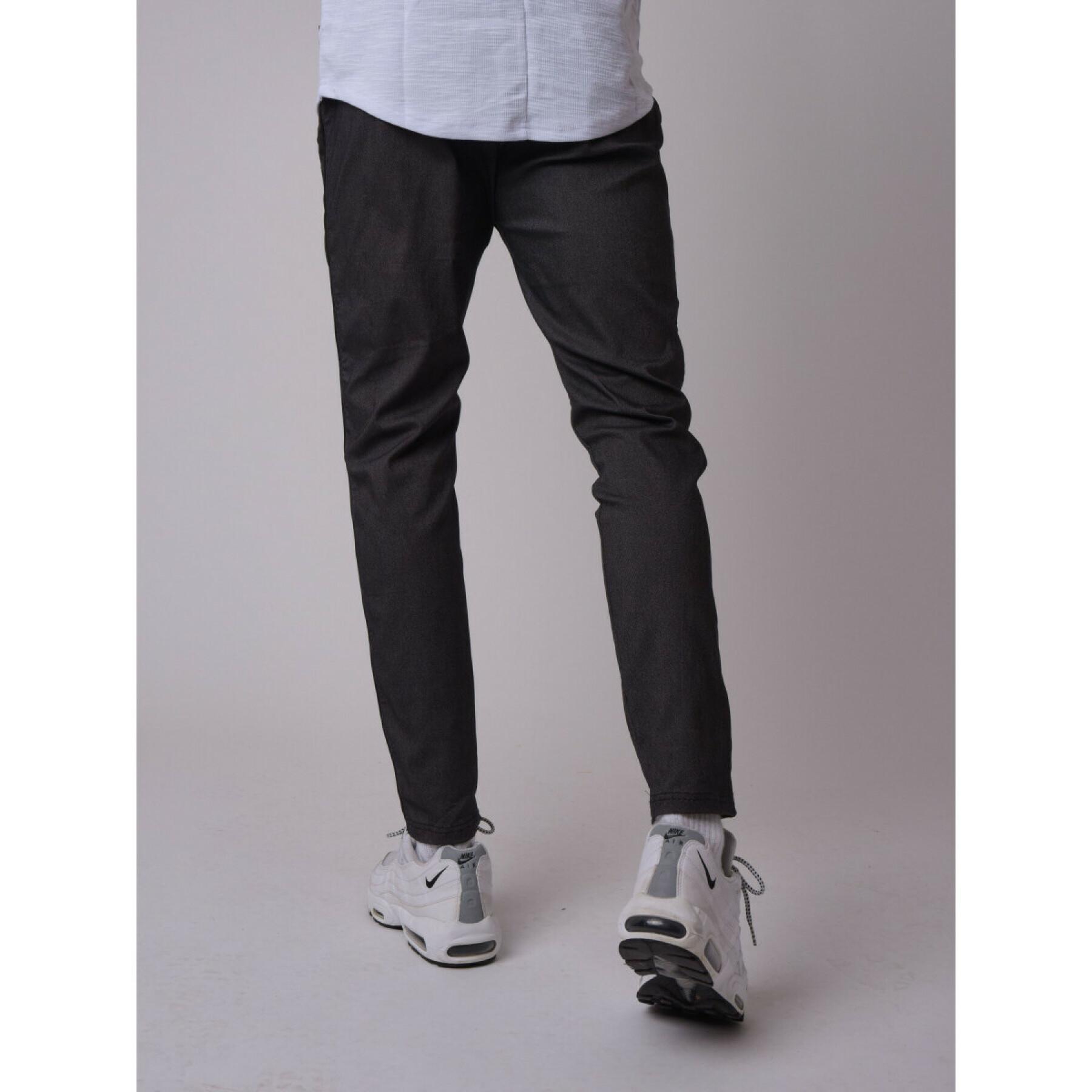 Basic slim-fitting trousers with contrasting pipping on the sides Project X Paris