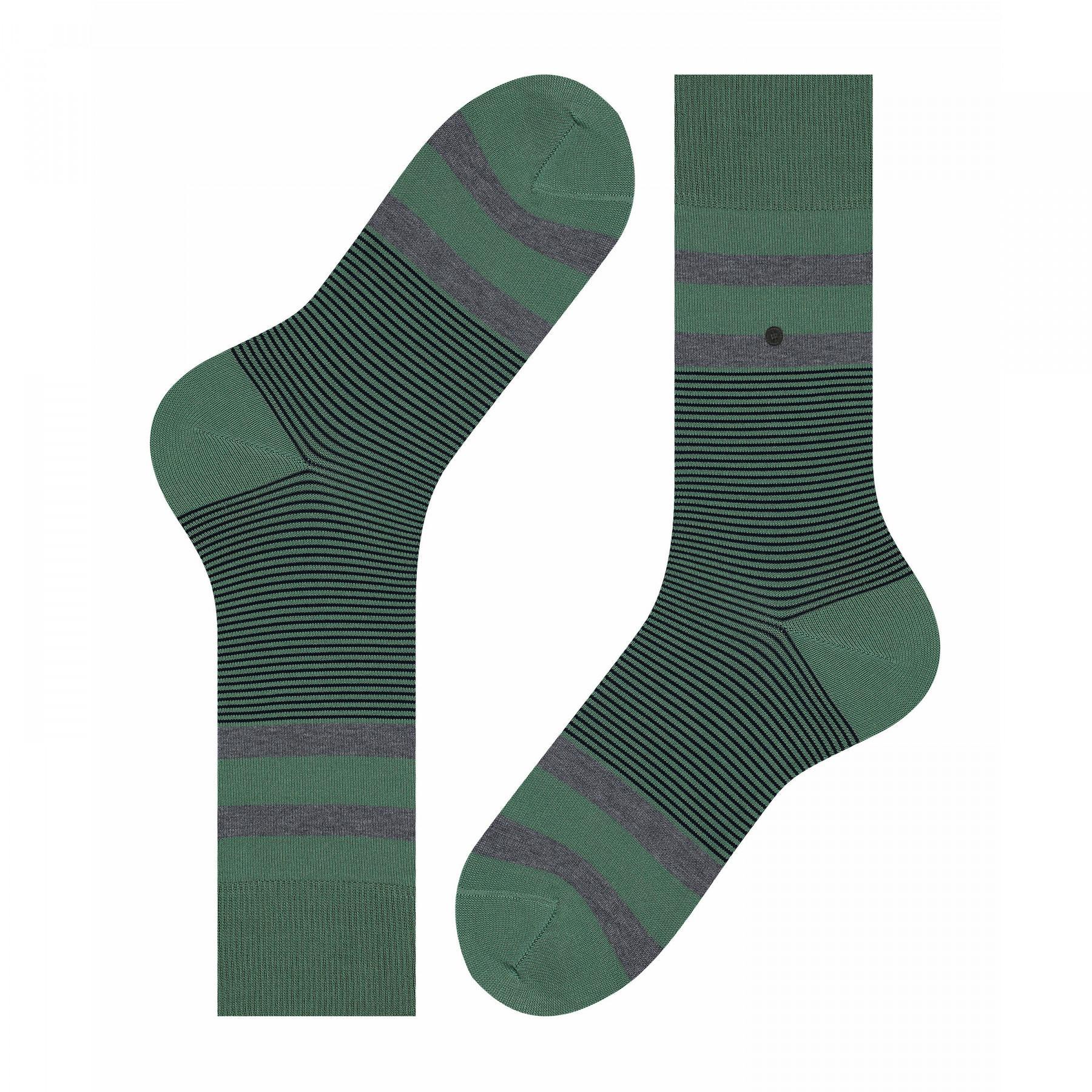 Socks Burlington Black Stripe