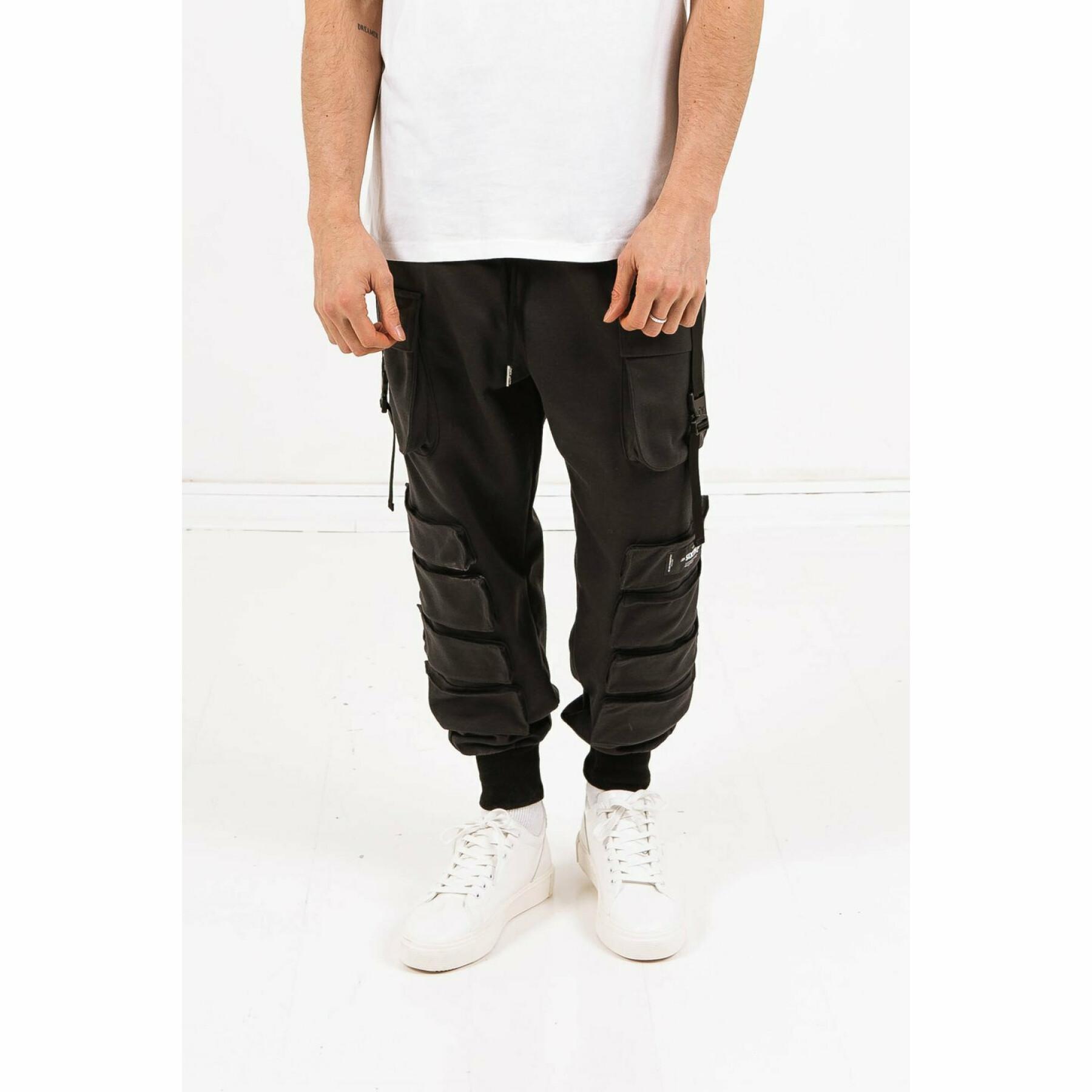 Cargo pants with buckle pockets Sixth June
