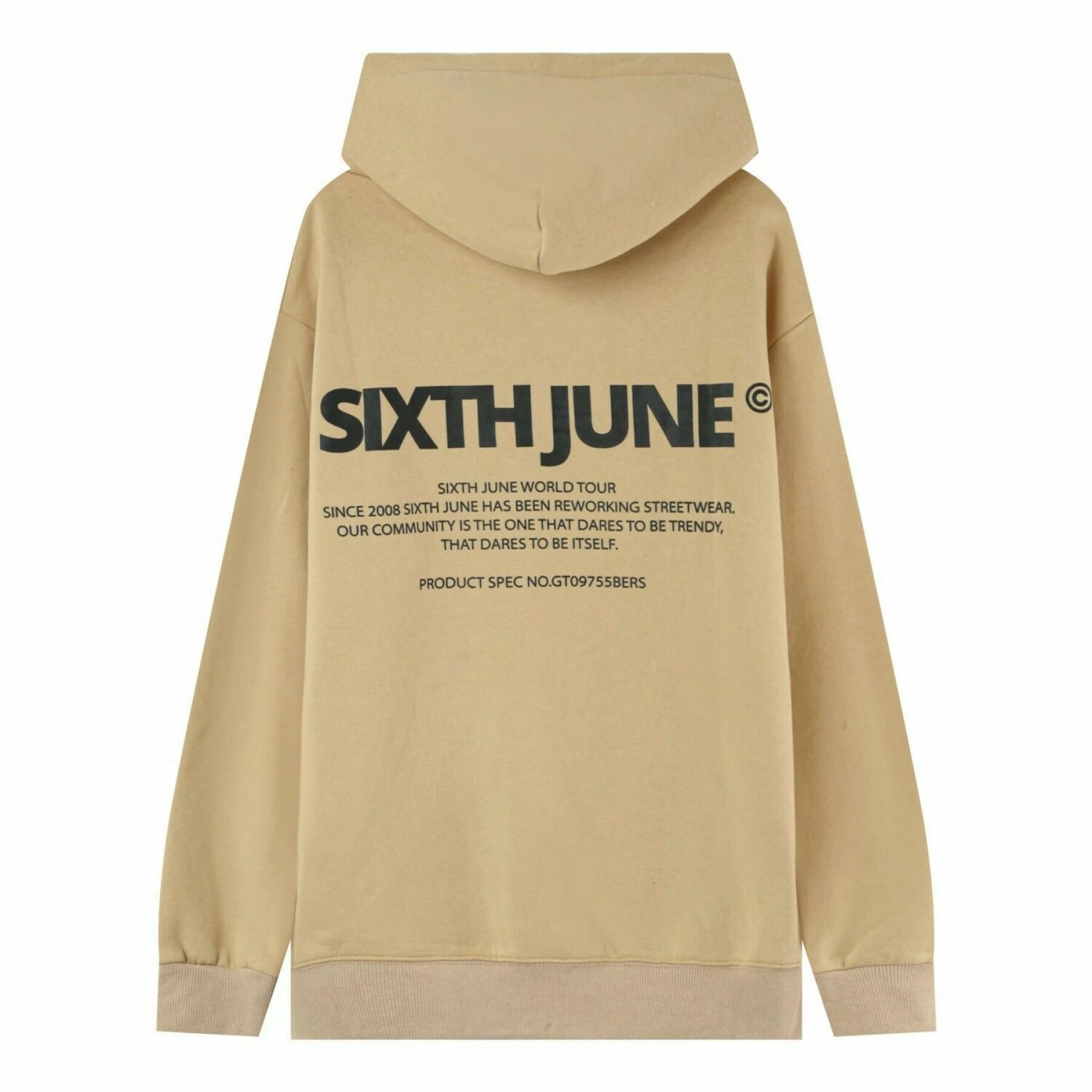 Hooded sweatshirt Sixth June Paragraph