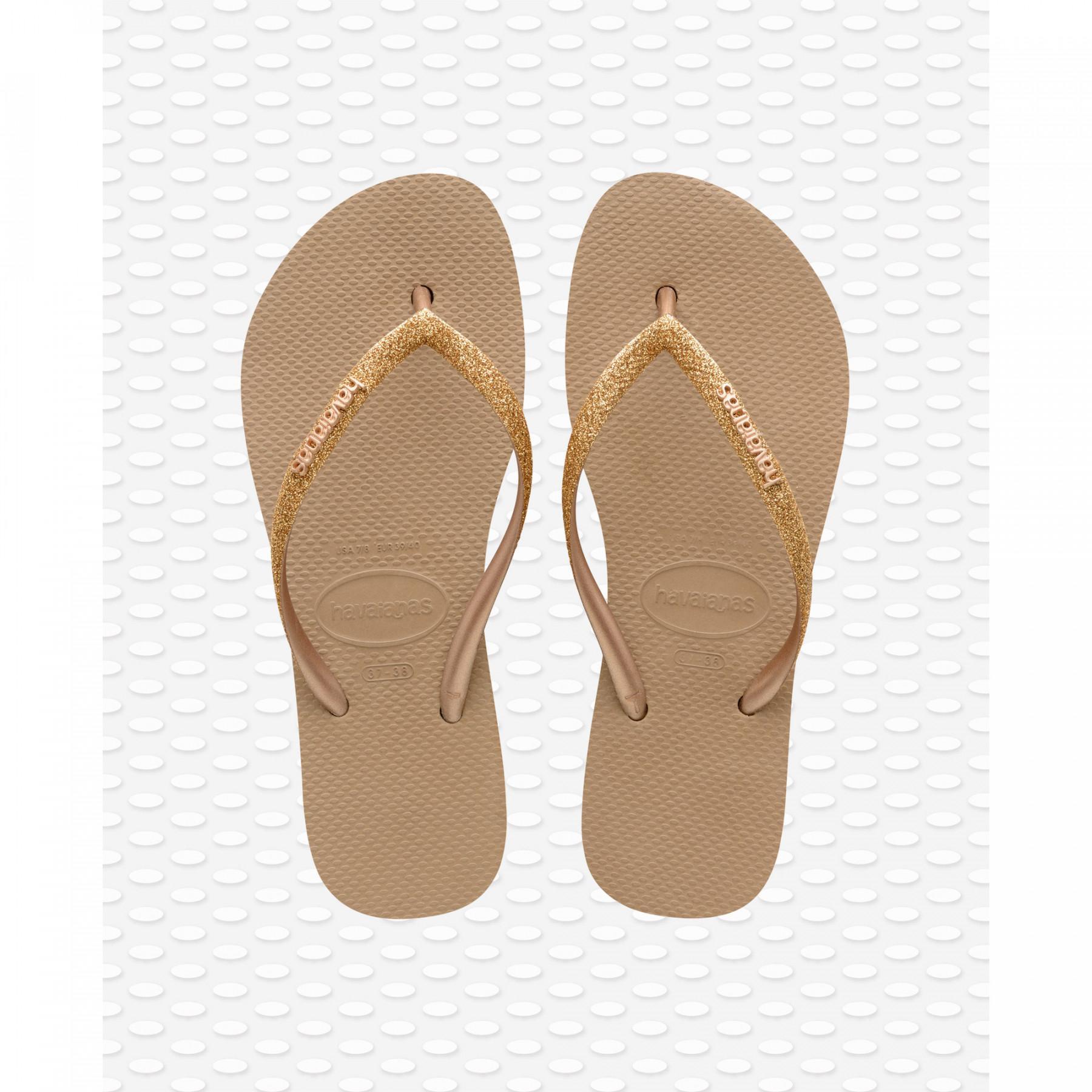 Women's flip-flops Havaianas Slim Flatform Glitter