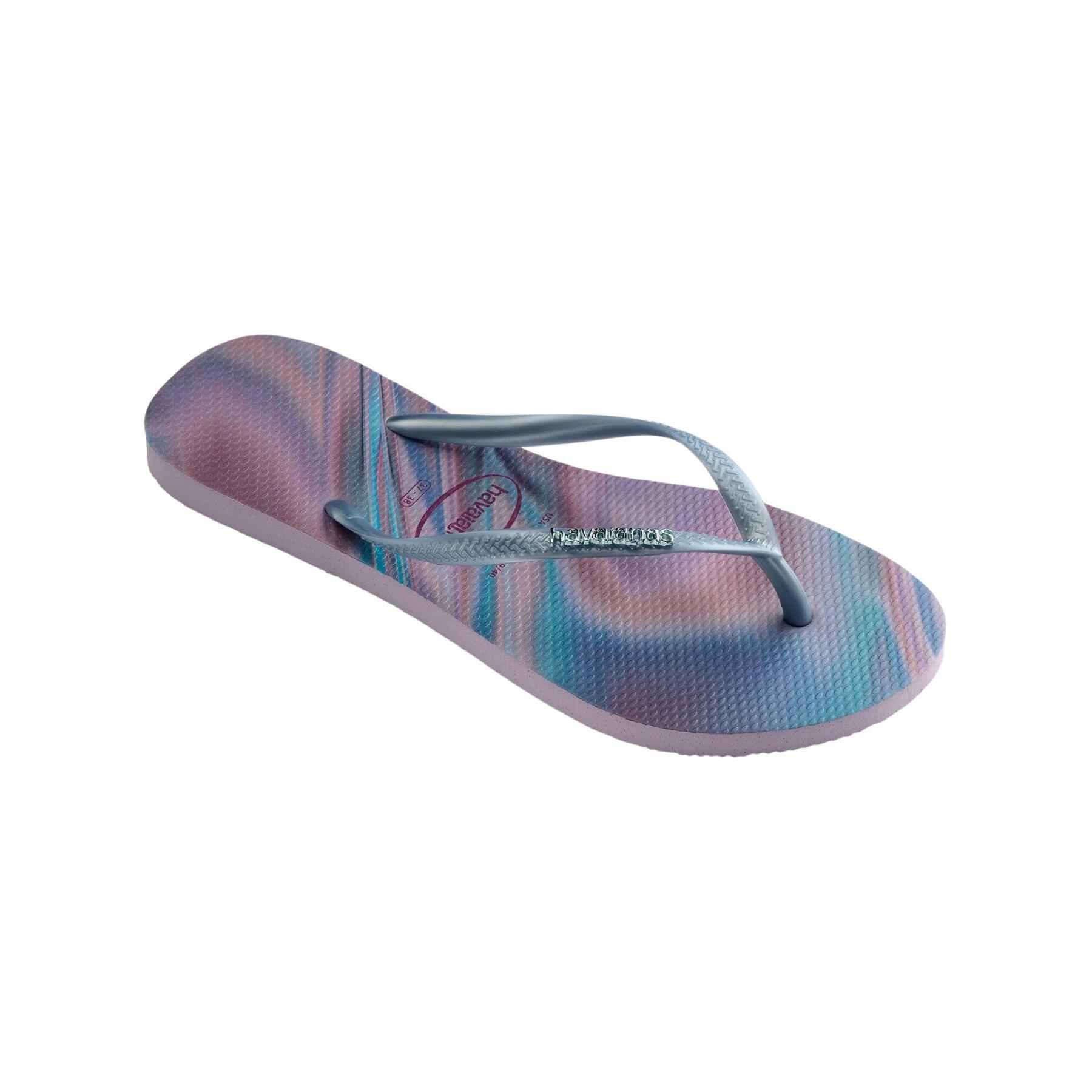 Women's flip-flops Havaianas Slim Iridescent