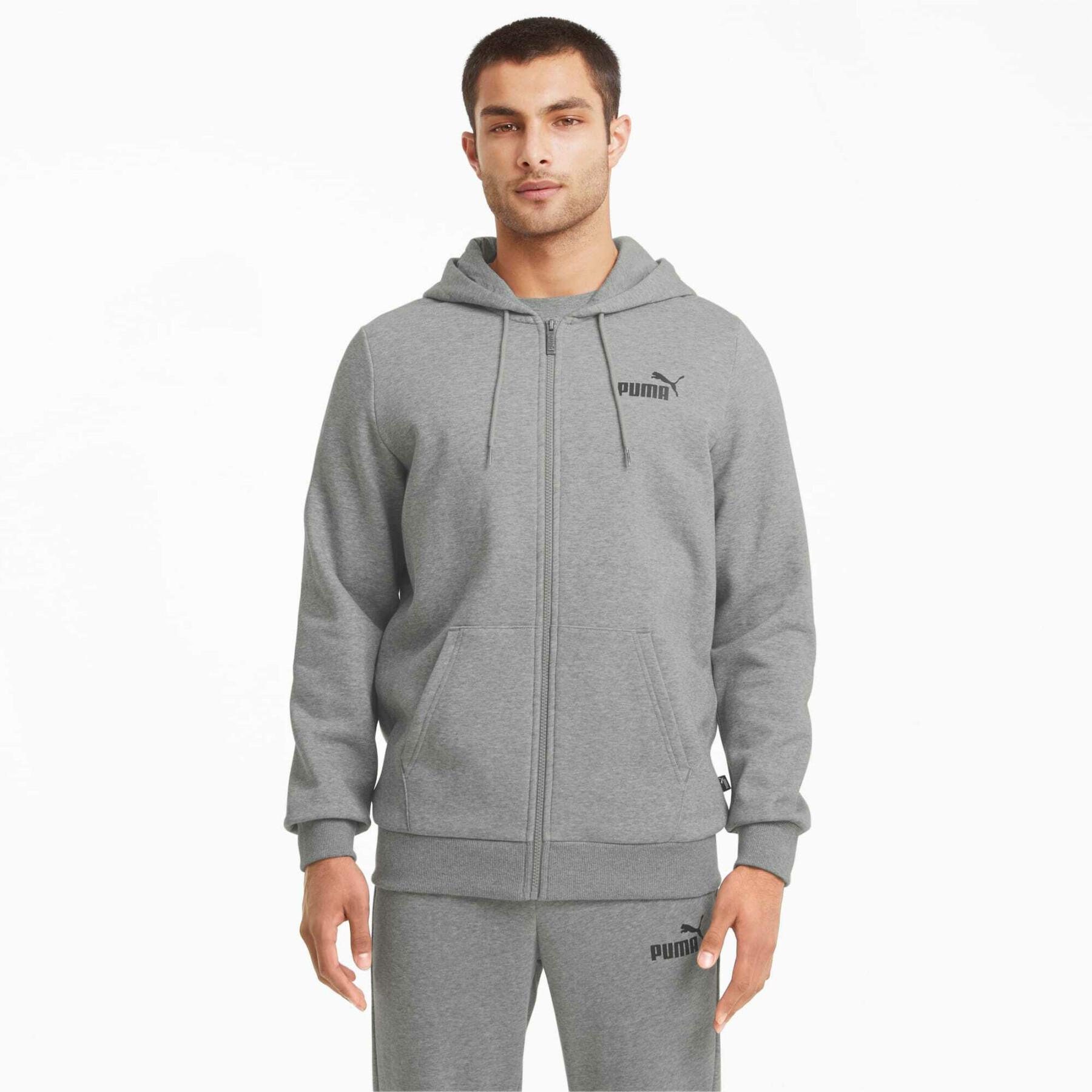 Full-zip hoodie Puma Essentail Logo