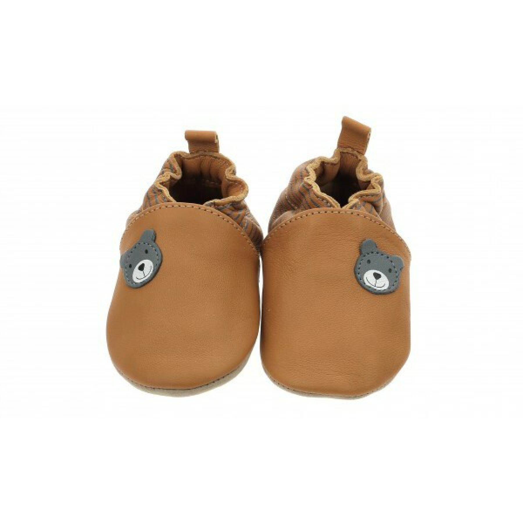 Voorzien organiseren Licht Baby slippers Robeez doubear camel - Slippers - Shoes - Kids
