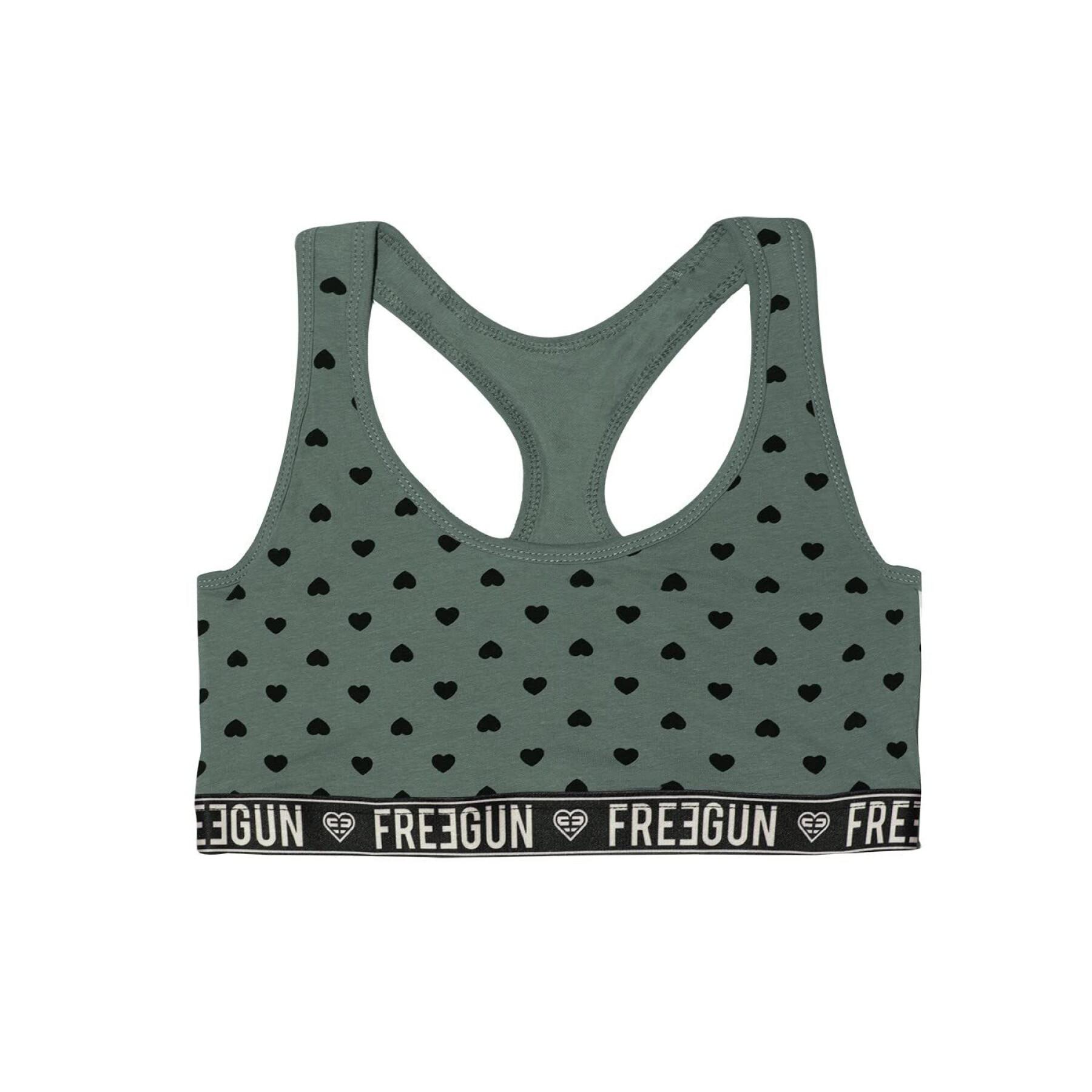 Women's cotton bra Freegun Cœur