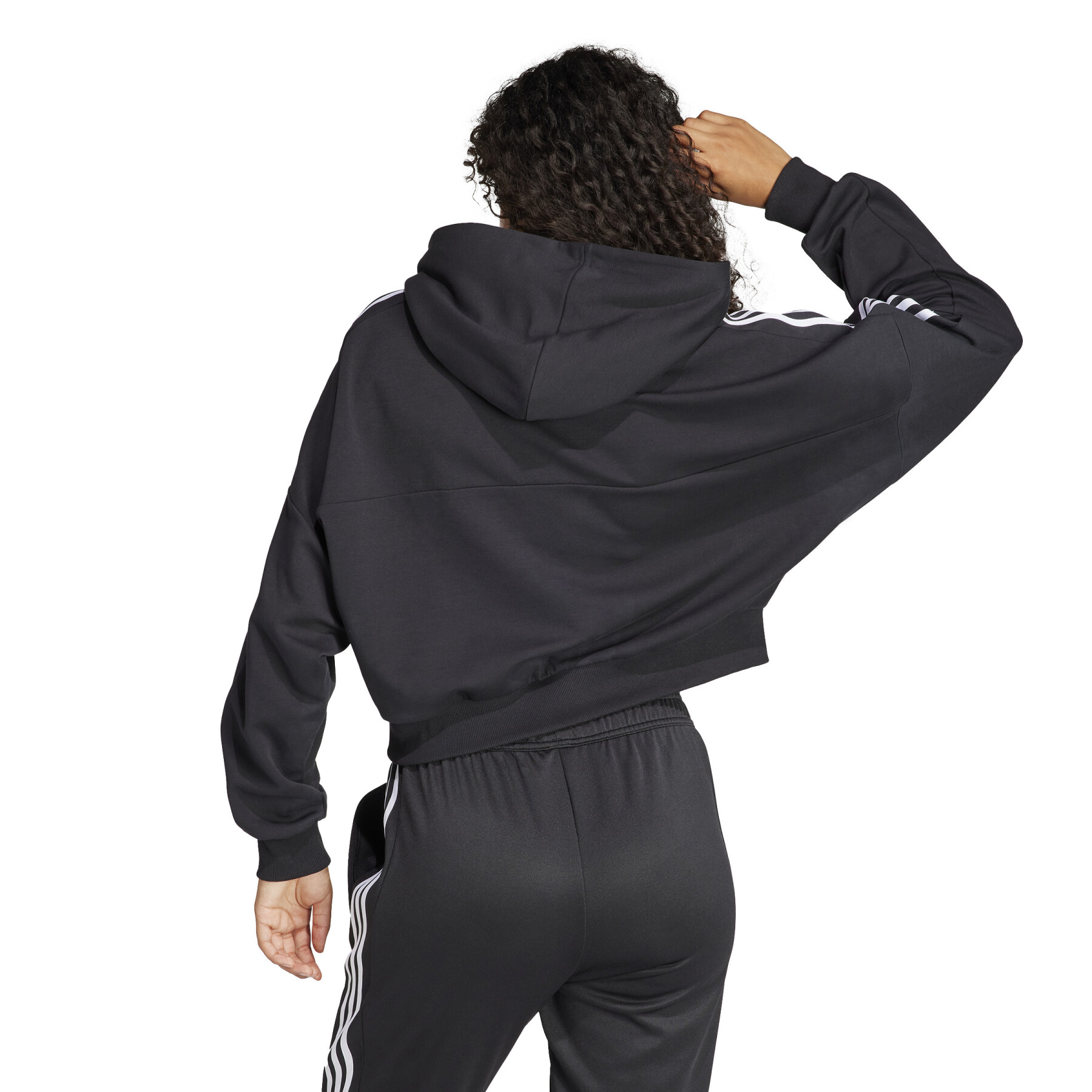 Women's loose-fitting hoodie adidas Tiro 3 Stripes