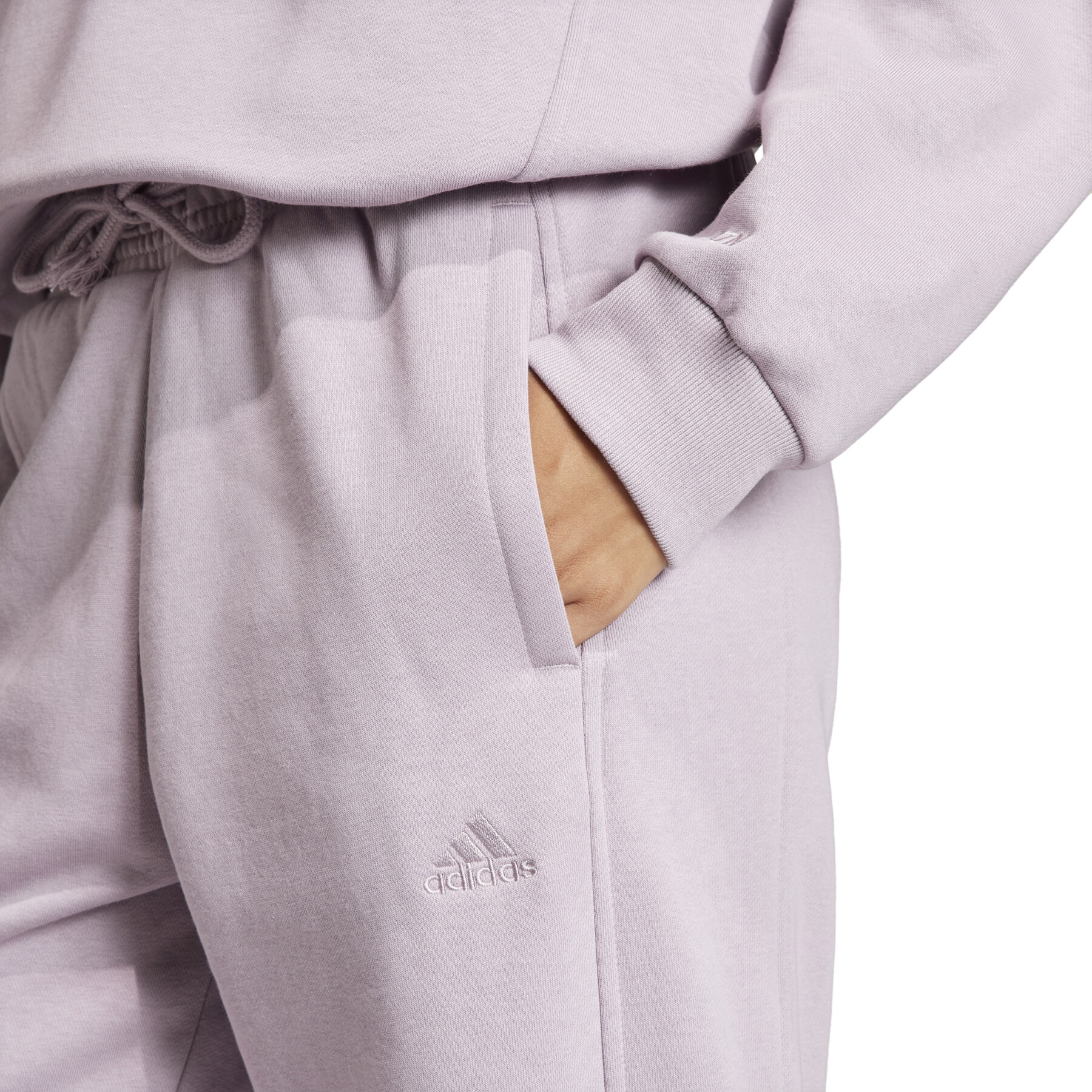 Women's loose-fitting fleece jogging suit adidas All Szn