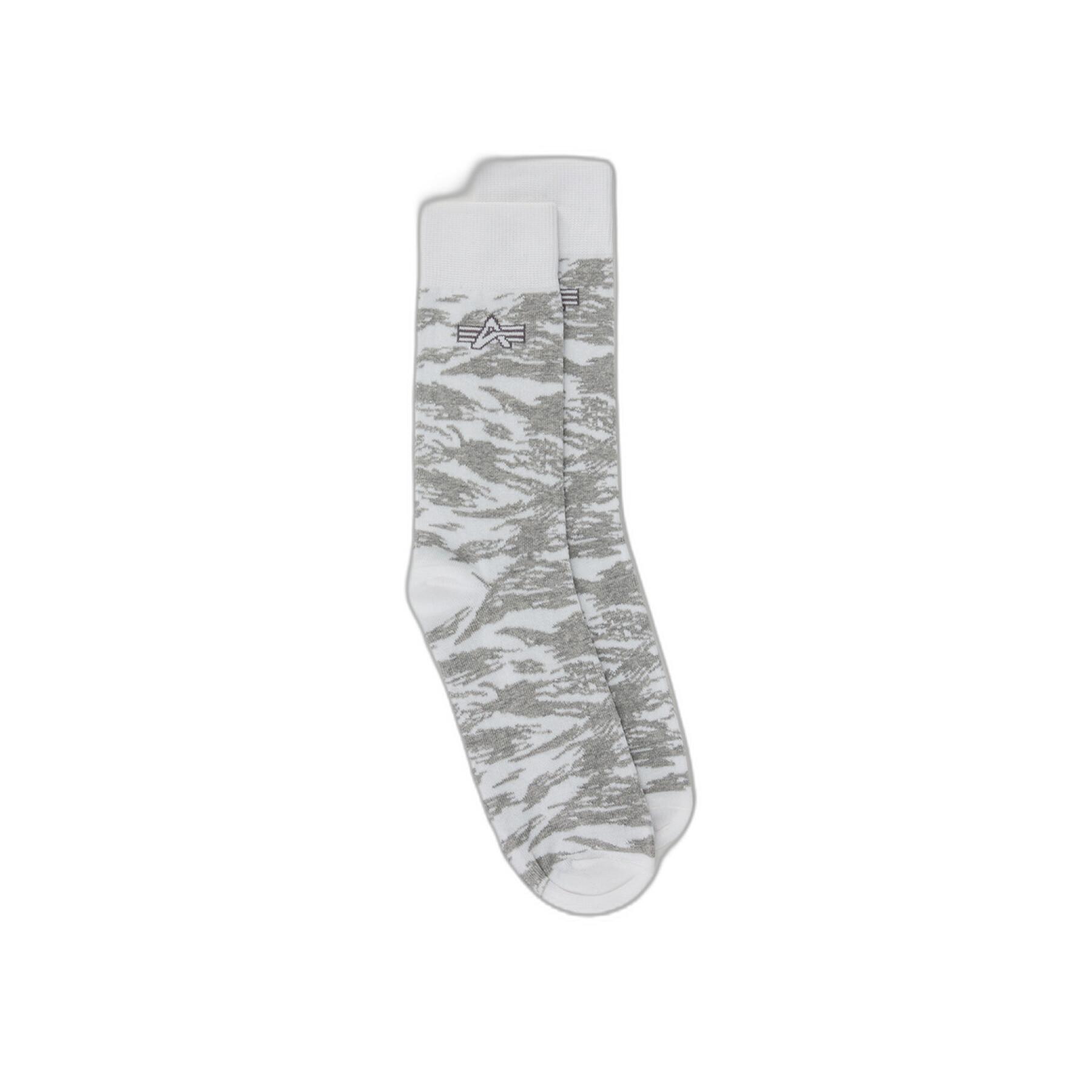 Socks Alpha Socks Accessories graphic - Industries AOP pack - 3 Underwear 