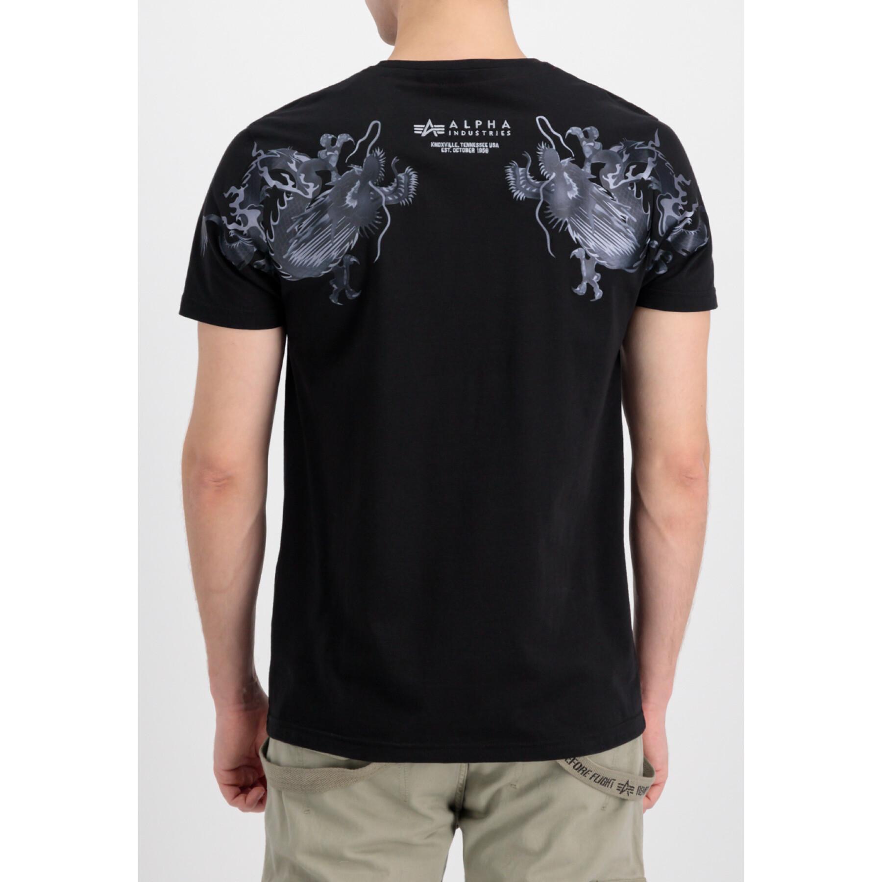 T-shirt Industries - Dragon EMB Streetwear T-Shirts Men - Alpha -