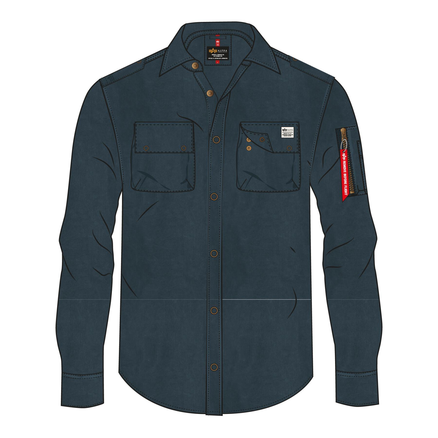 Overshirt Alpha - - Clothing Jackets Urban Military - Industries Men