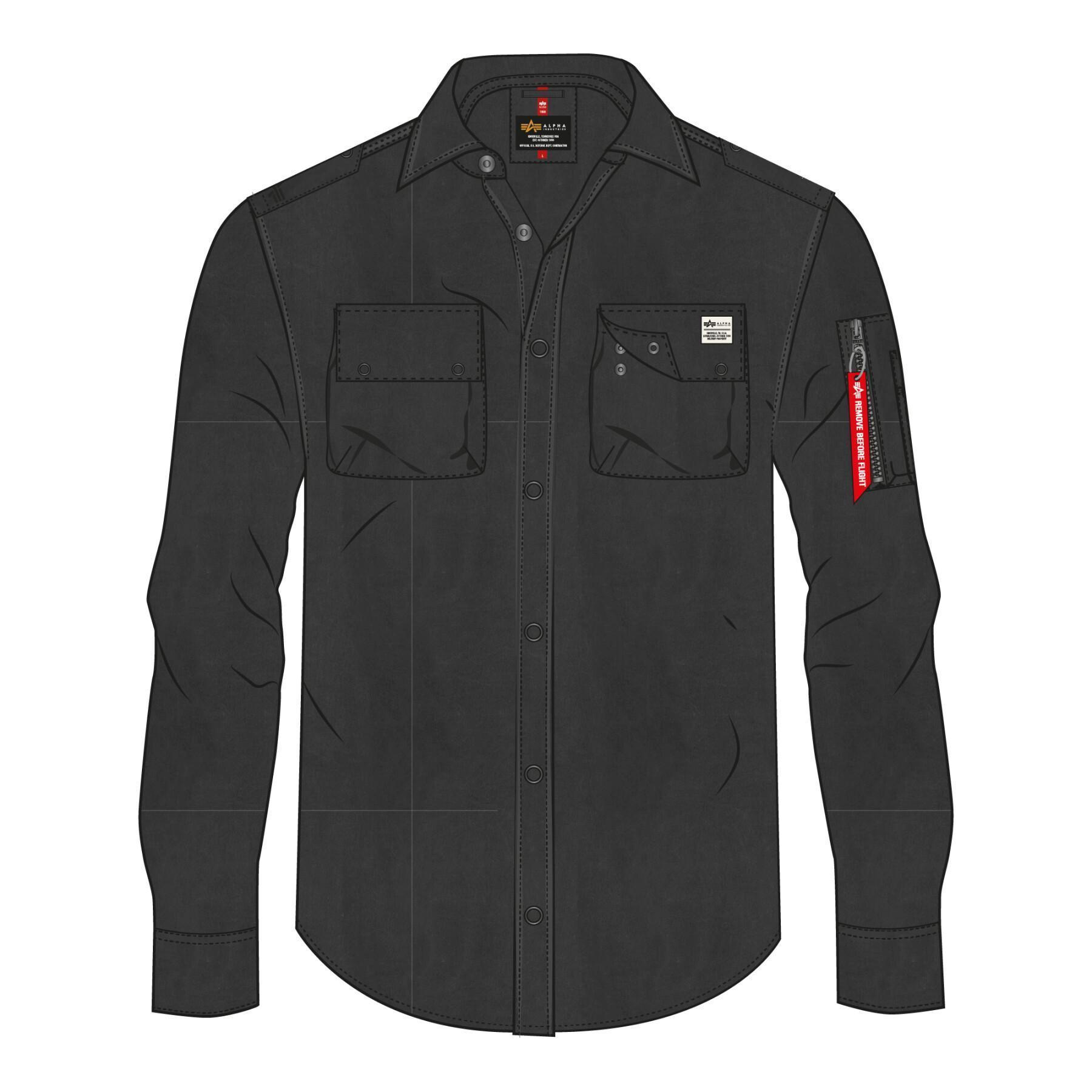 Clothing Jackets Men Alpha Overshirt - Military - Industries - Urban