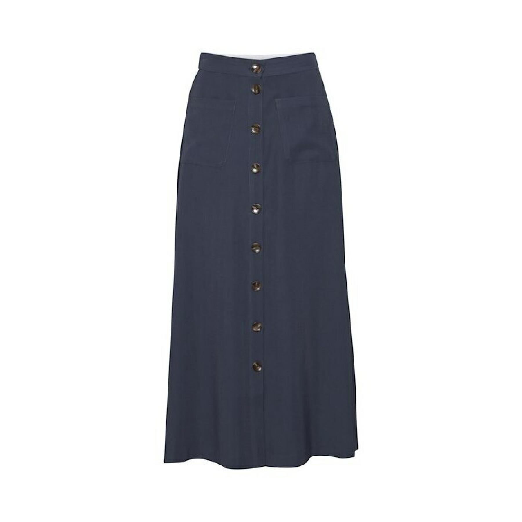 Long skirt buttoned in front of woman Atelier Rêve Irleono