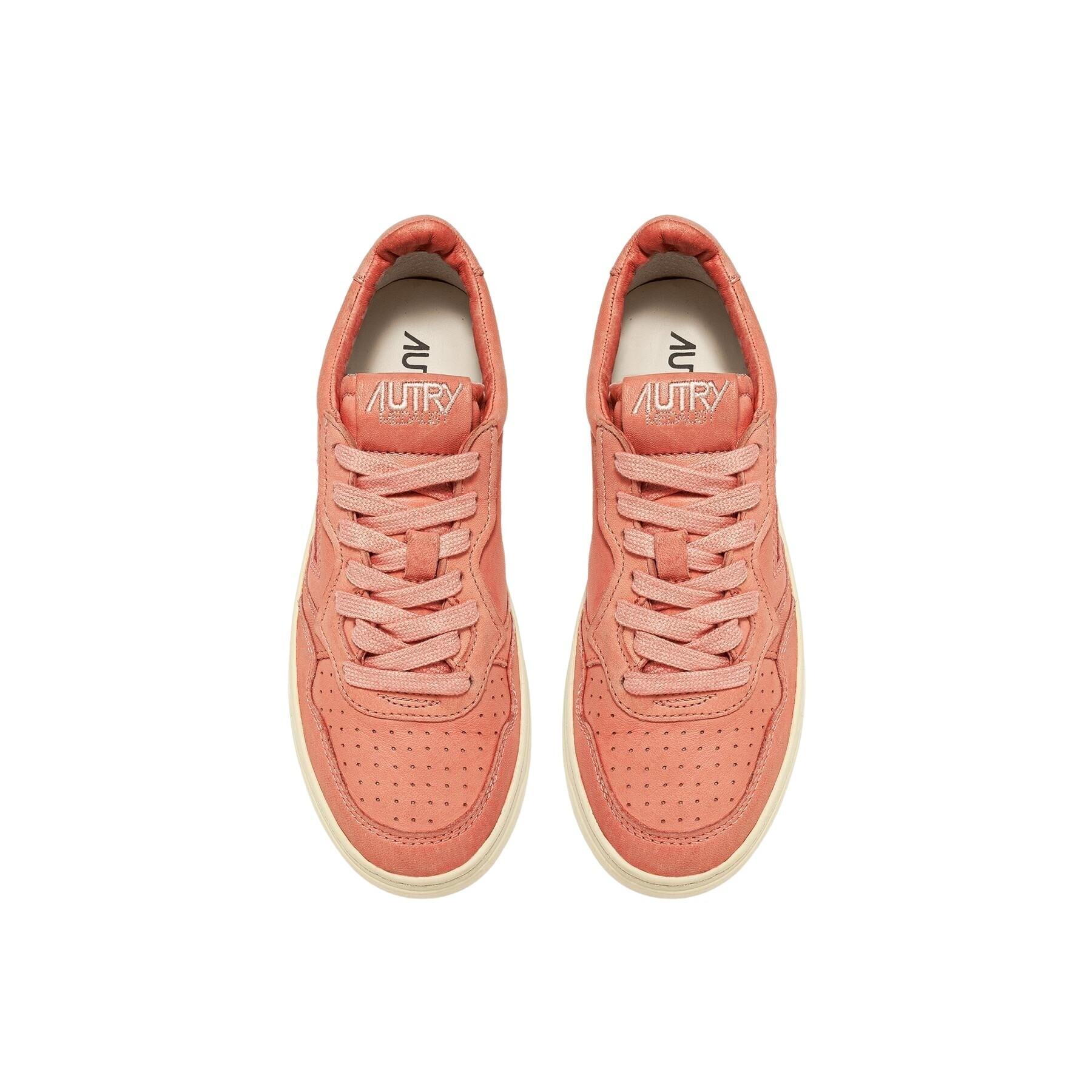 Women's sneakers Autry 01 Low Goat/Goat Living Coral