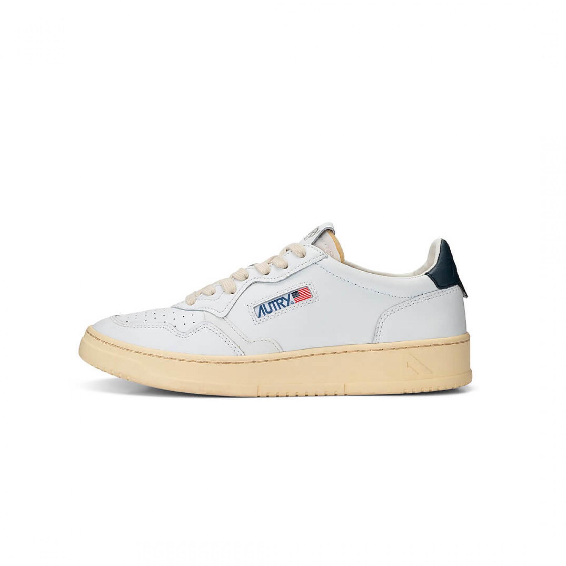 Sneakers Autry Medalist LL12 Leather White/Navy Blue