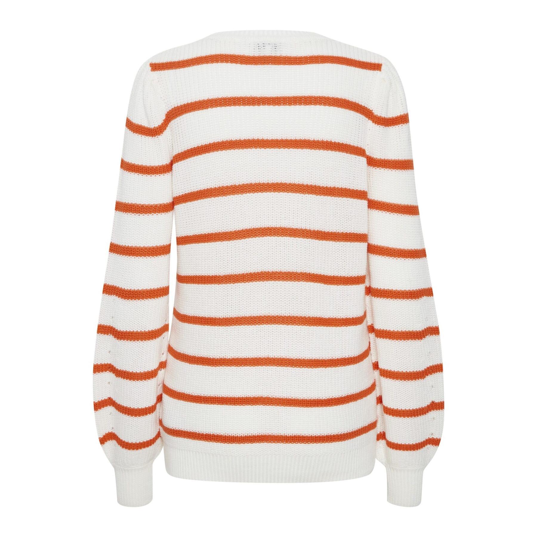 Women's striped sweater b.young Milja