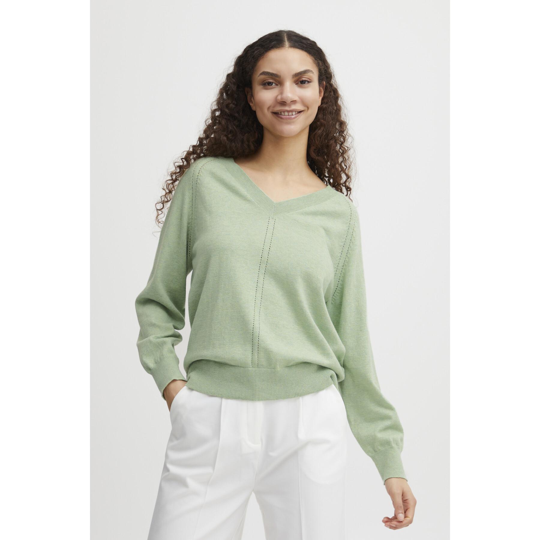 Women's v-neck sweater b.young Olinea