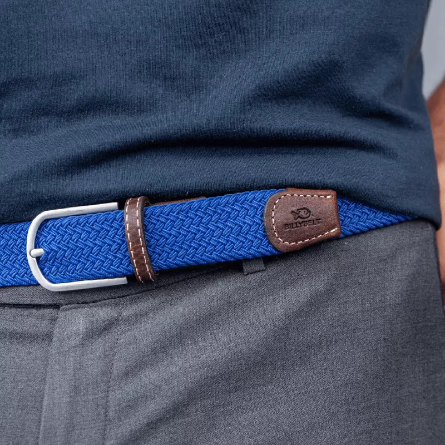Elastic braided belt Billybelt Bleu Roi