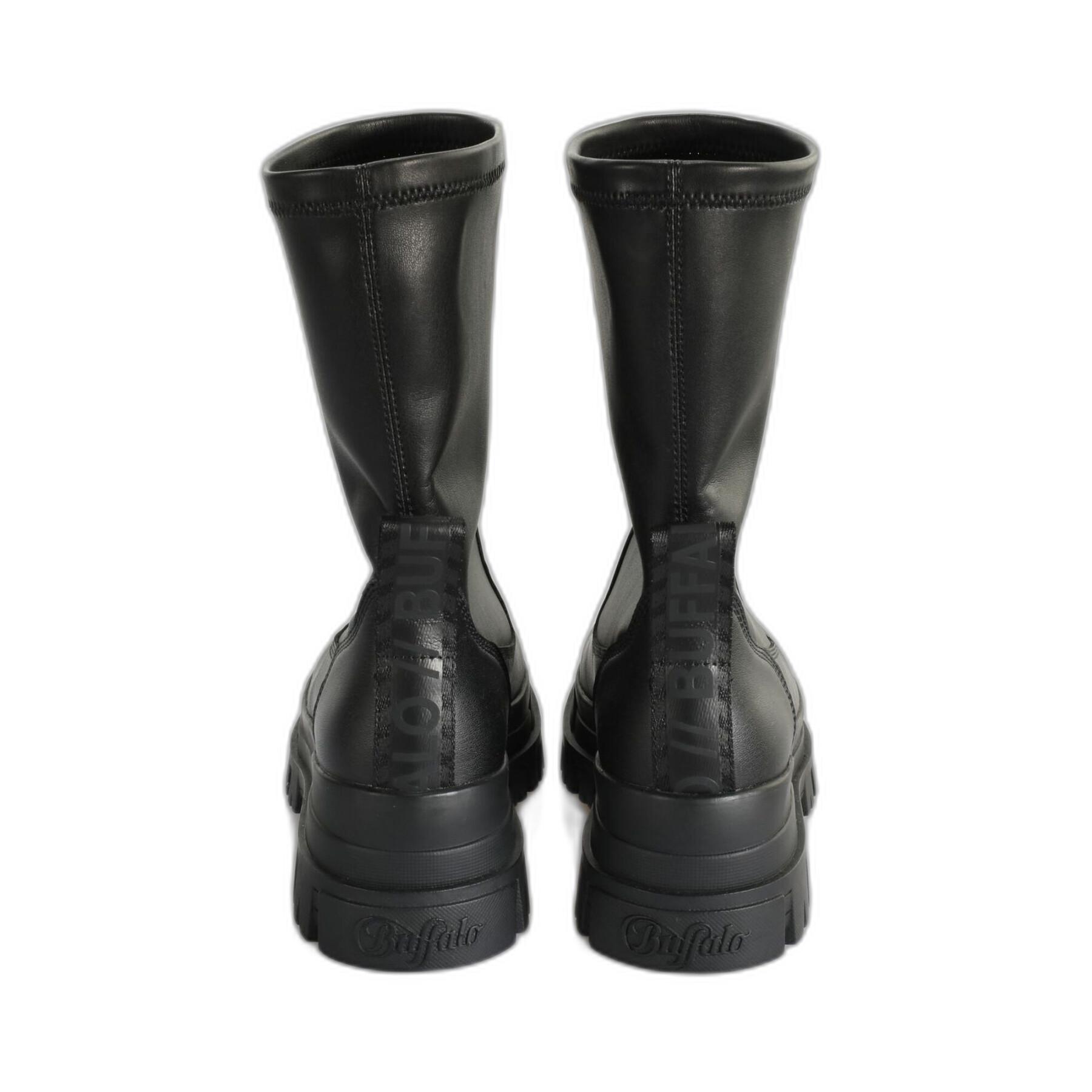 Nappa vegan boots for women Buffalo Aspha Sockboot Mid