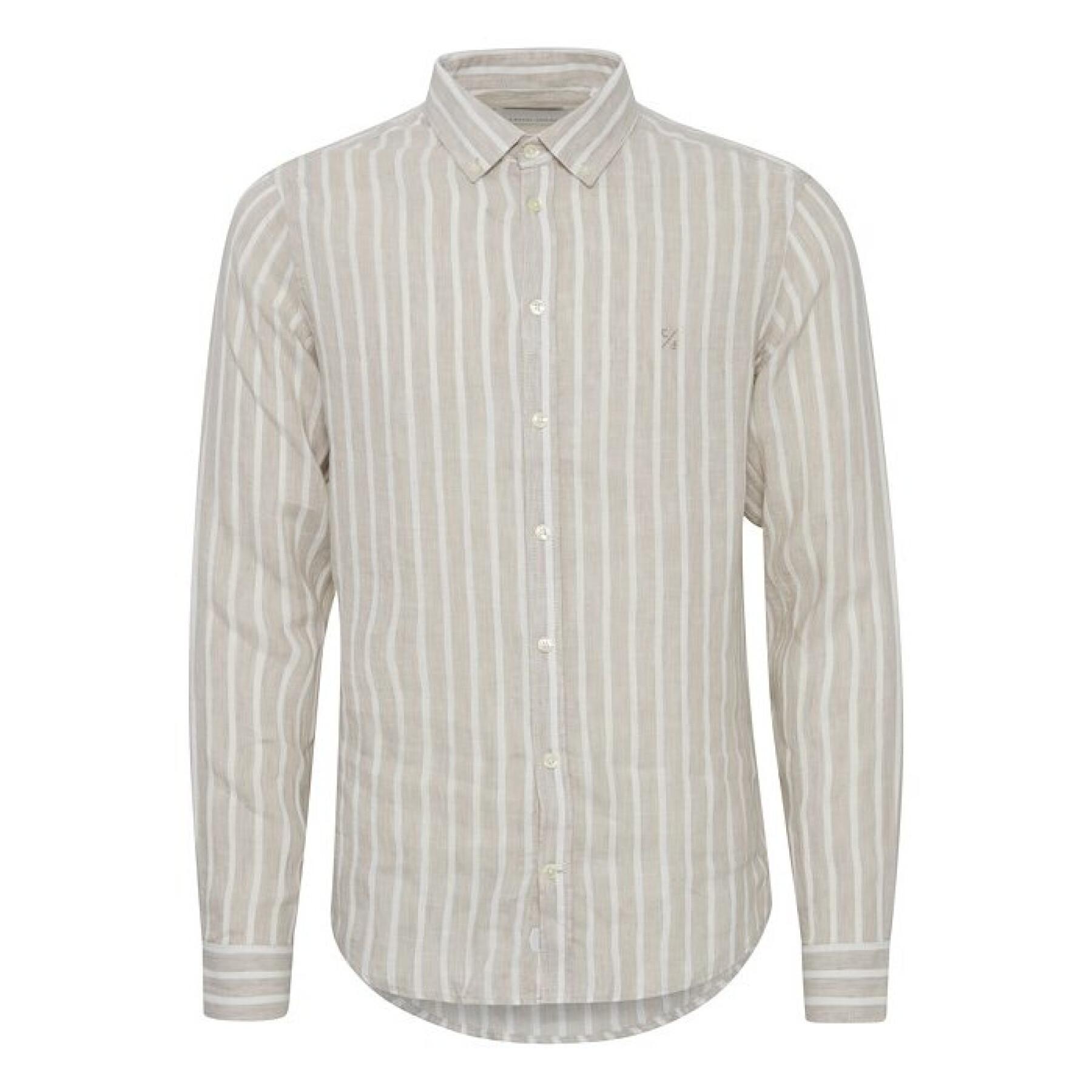 Striped linen shirt Casual Friday Anton 0071