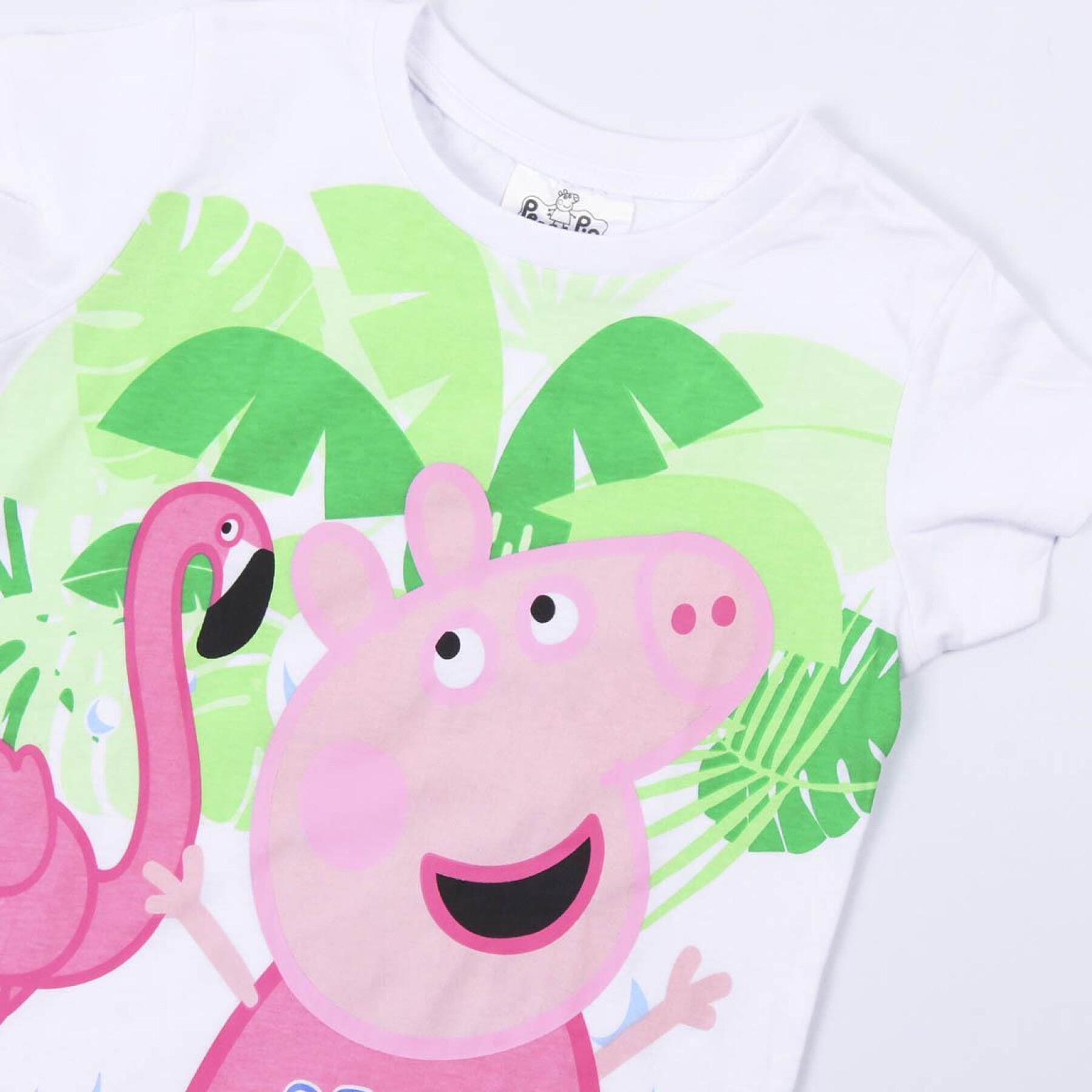 Baby girl t-shirt and shorts set Cerda Peppa Pig