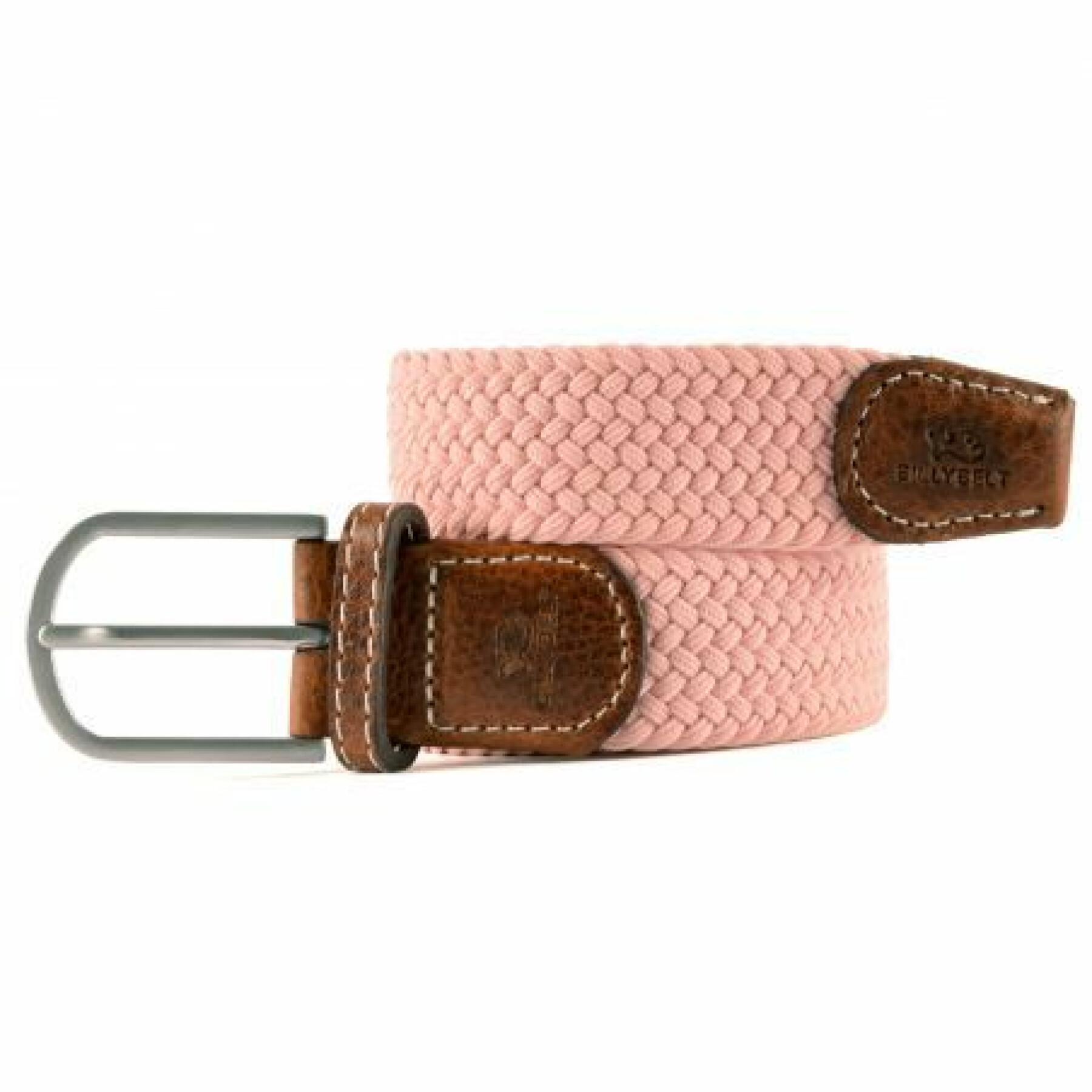 Elastic braided belt Billybelt Rose Velouté