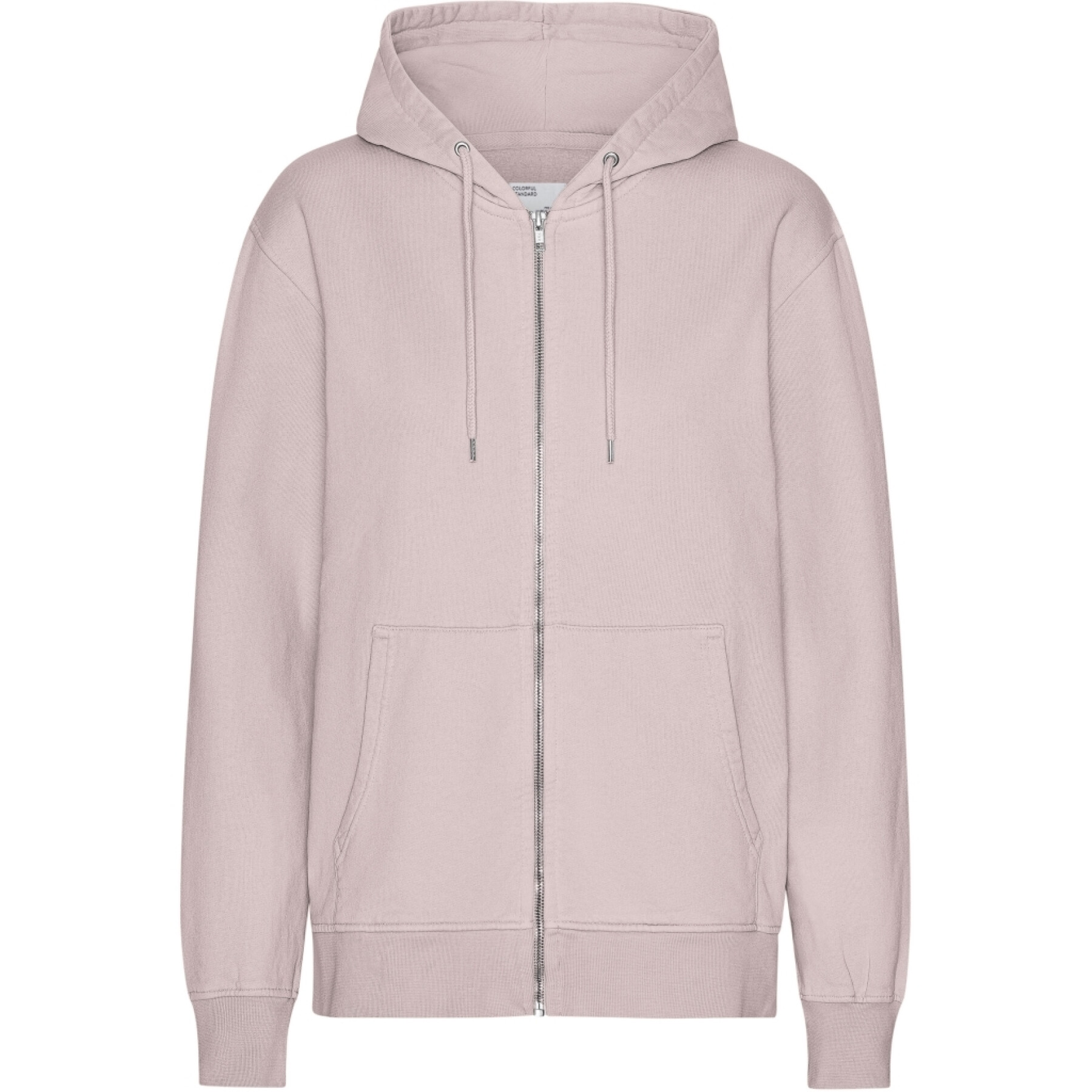 Zip-up hoodie Colorful Standard Classic Organic Faded Pink