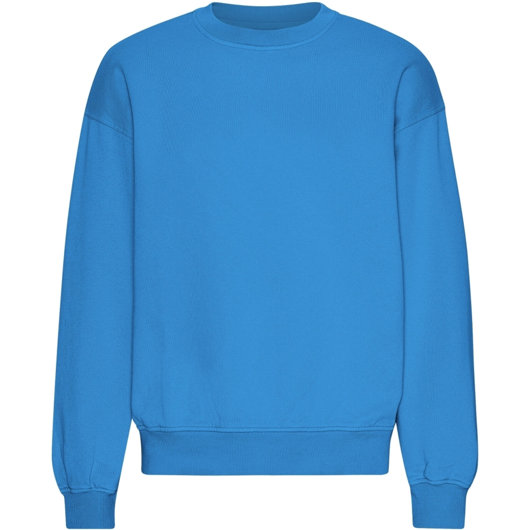 Oversized round-neck sweatshirt Colorful Standard Organic Pacific Blue