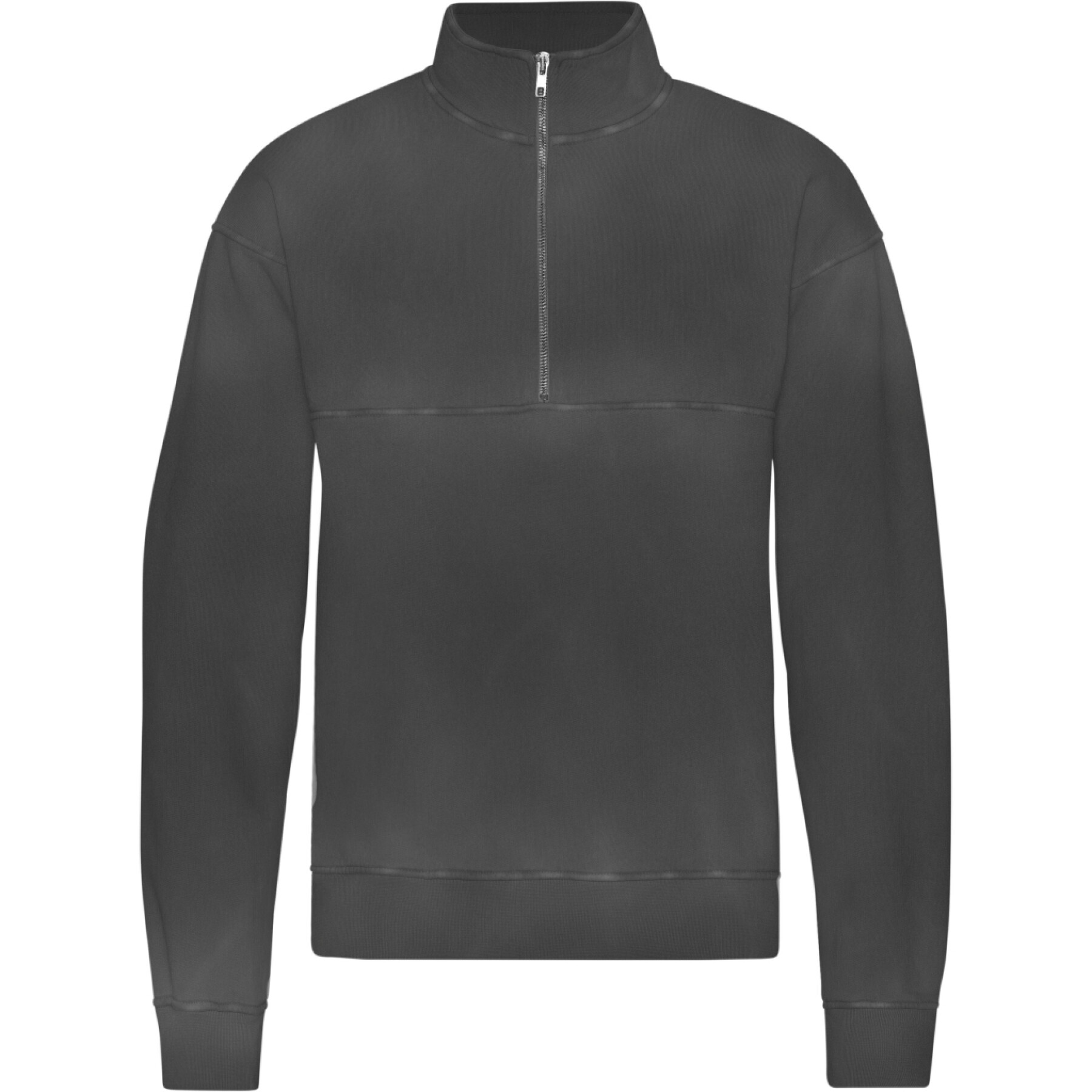 1/4 zip sweatshirt Colorful Standard Organic Faded Black