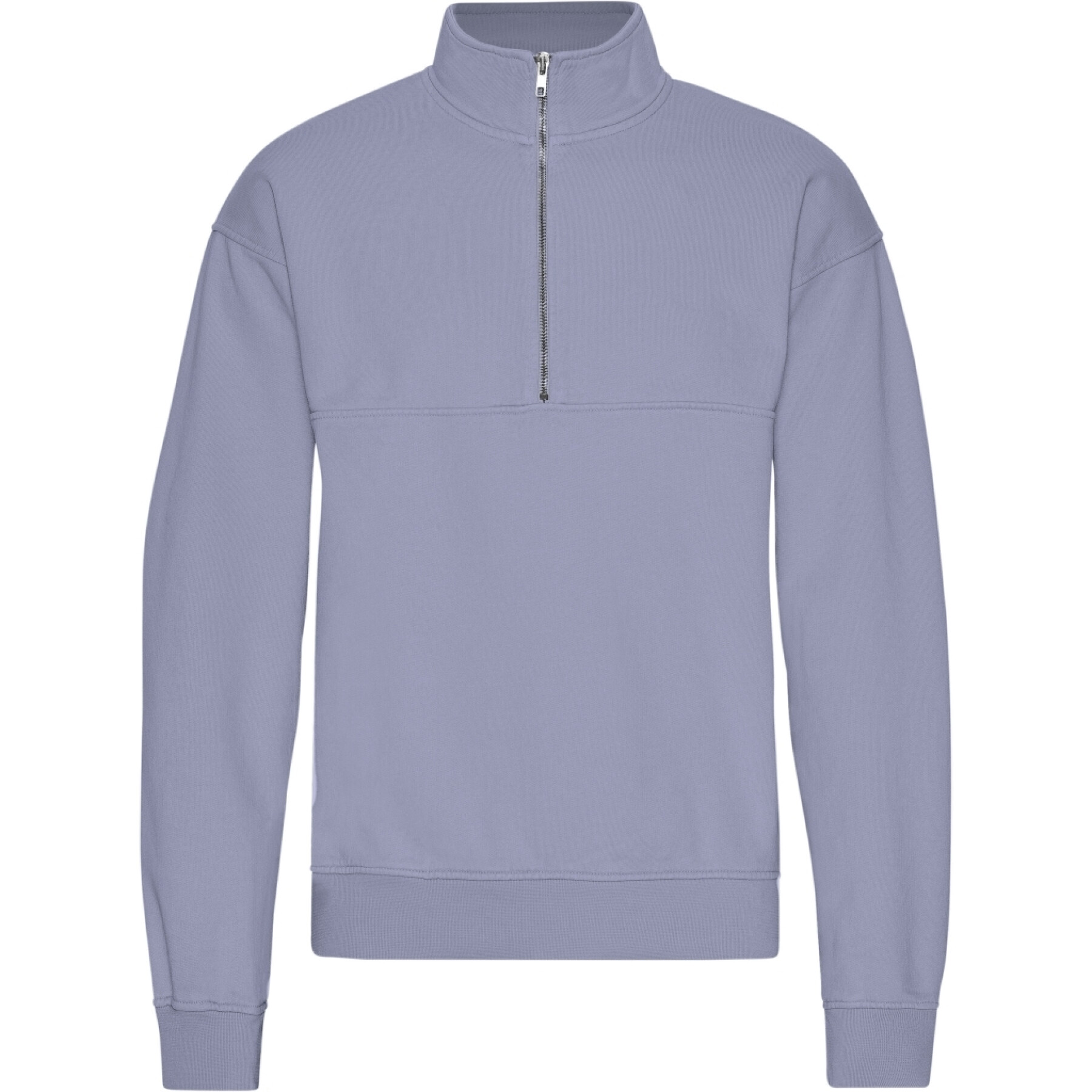 1/4 zip sweatshirt Colorful Standard Organic Purple Jade