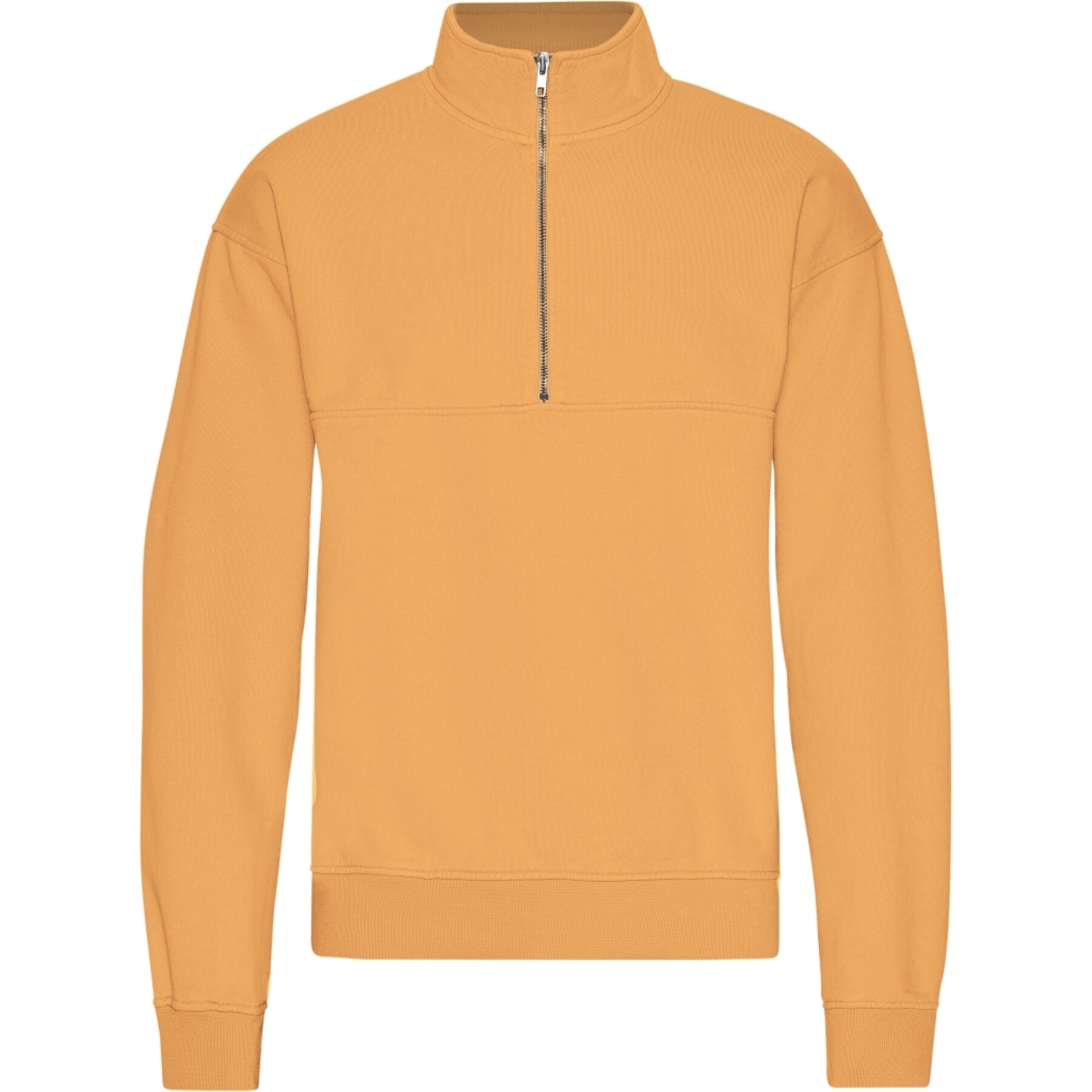 1/4 zip sweatshirt Colorful Standard Organic Sandstone Orange