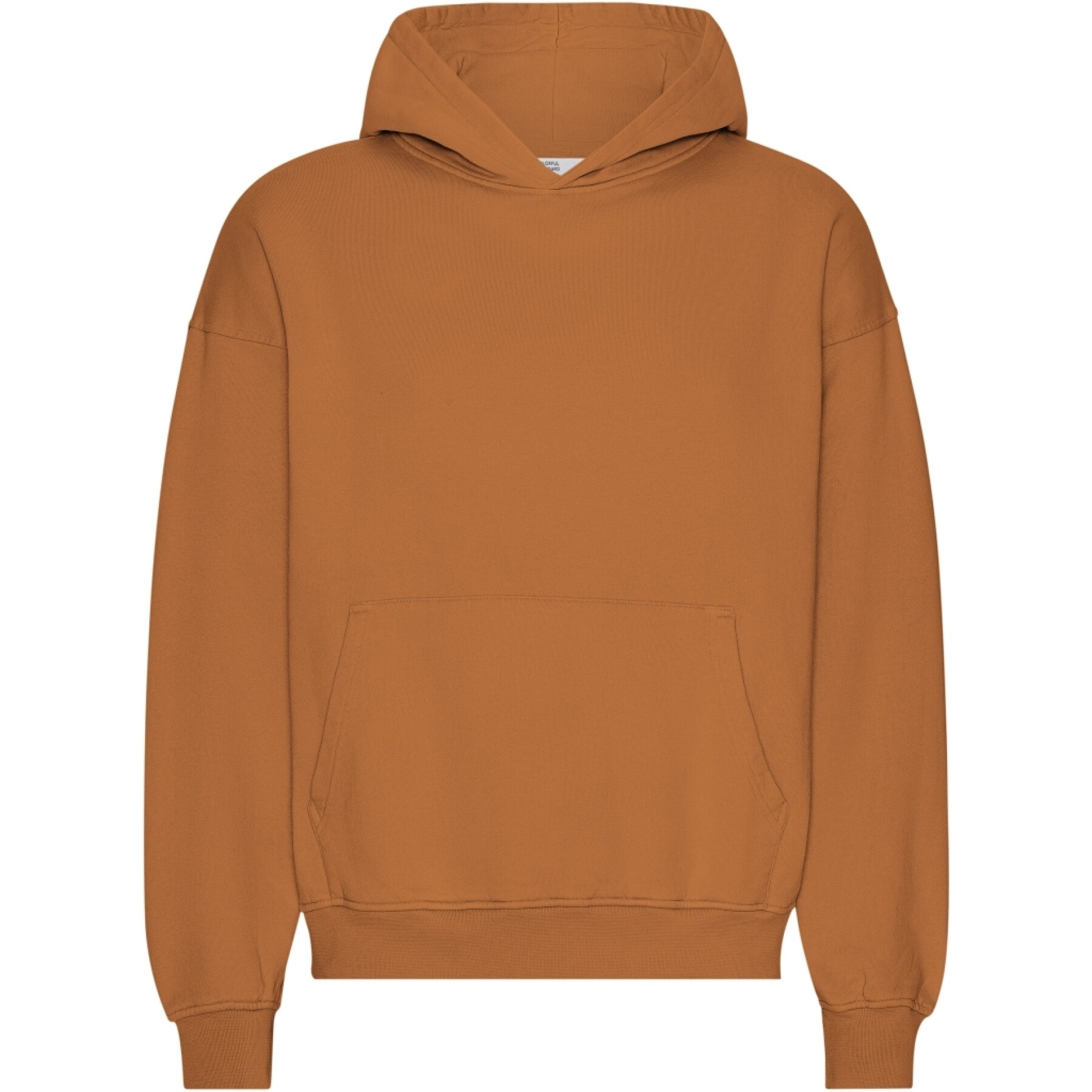 Oversized hooded sweatshirt Colorful Standard Organic Ginger Brown