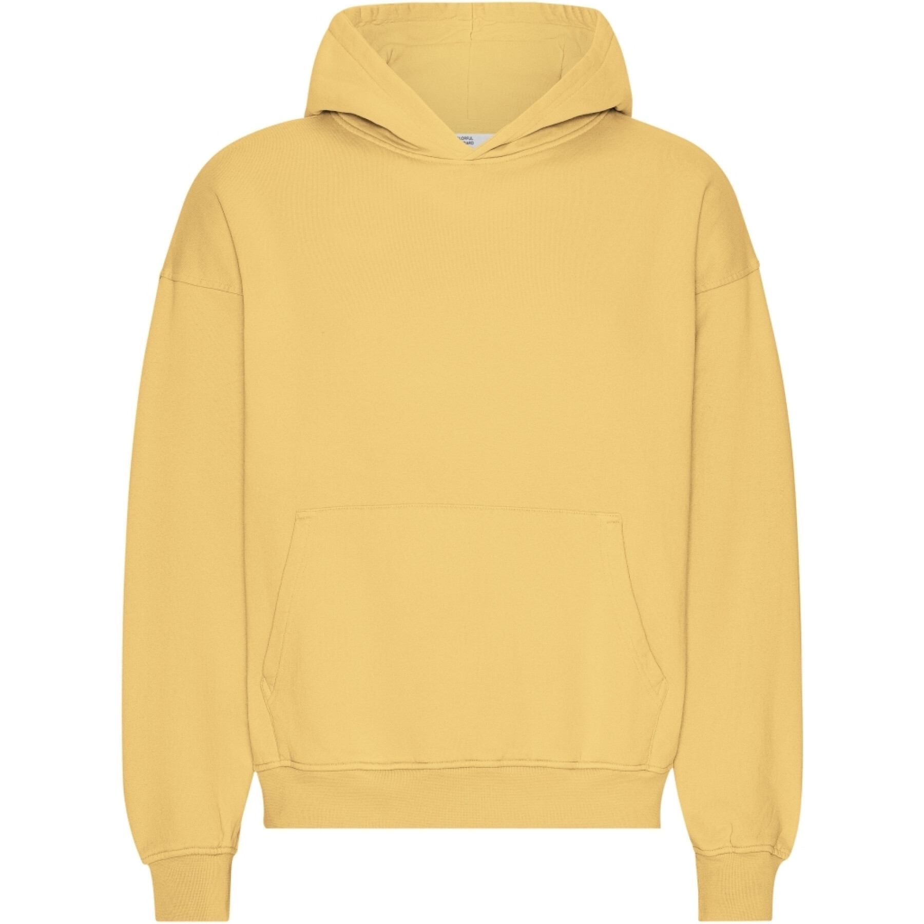 Oversized hooded sweatshirt Colorful Standard Organic Lemon Yellow