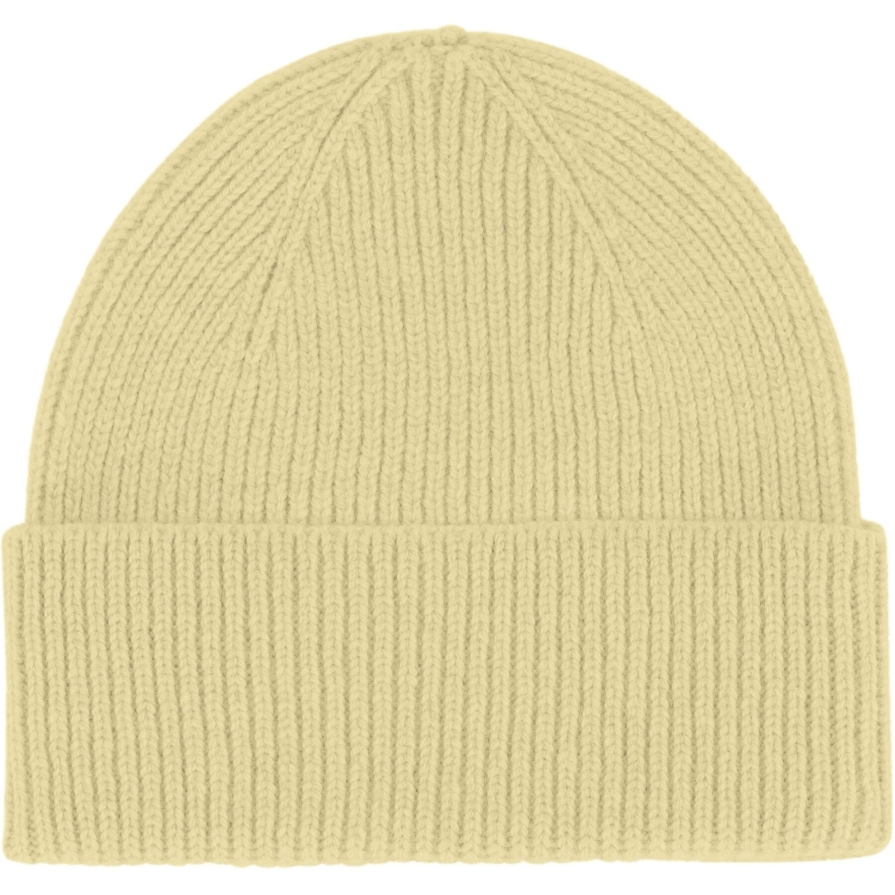 Single-fold bonnet Colorful Standard Soft Yellow