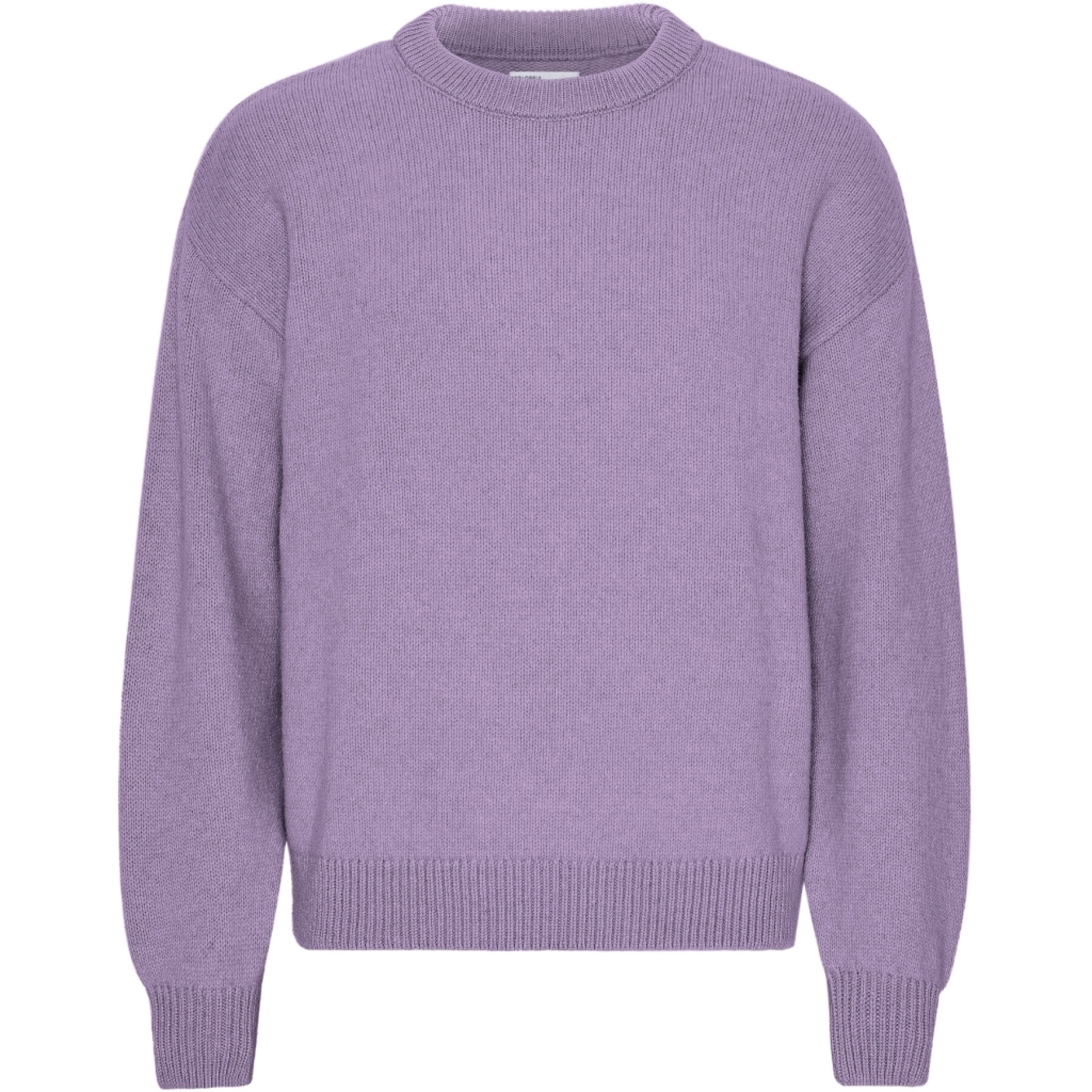 Oversized round-neck sweater Colorful Standard Purple Haze