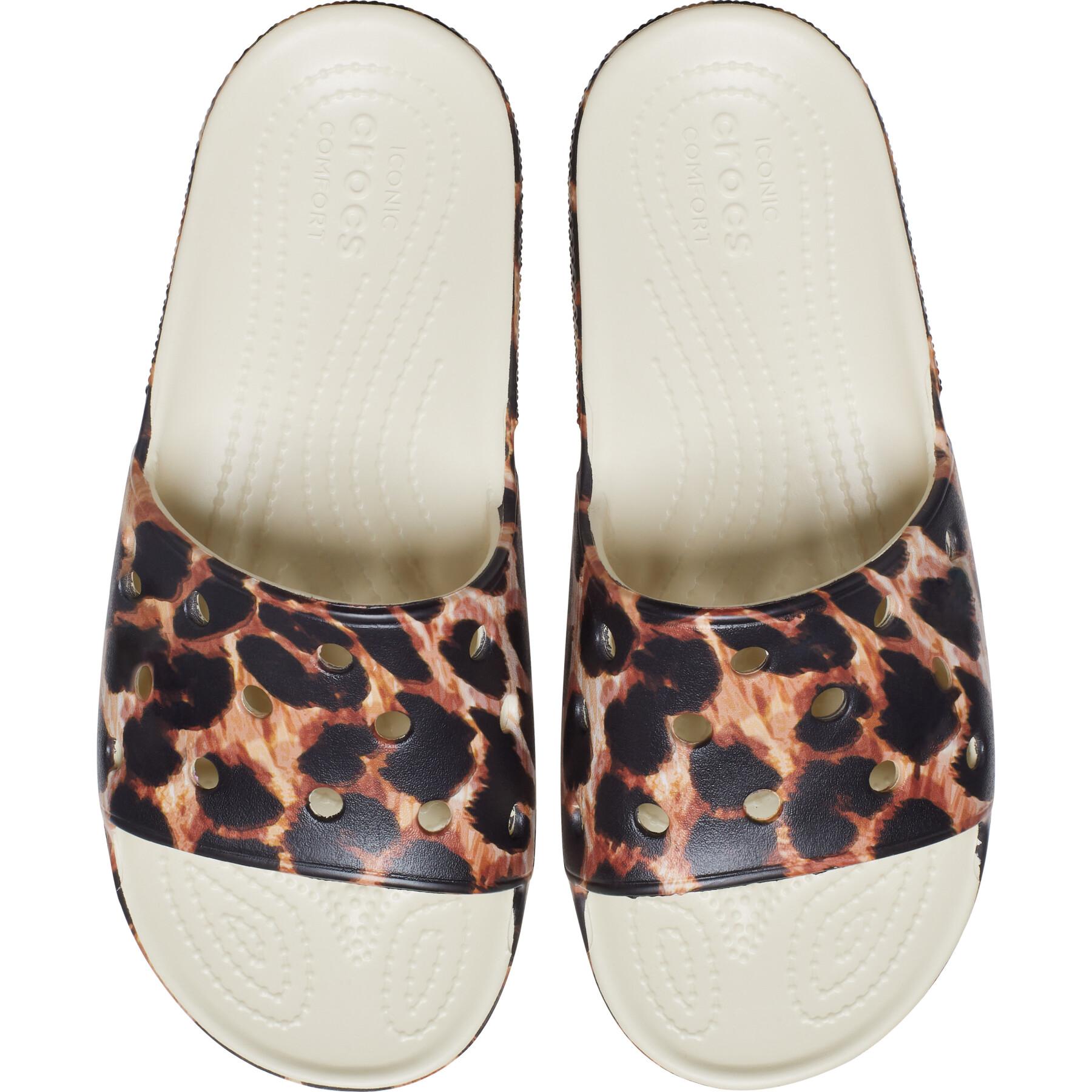 Tap shoes Crocs Classic Animal Remix Slide
